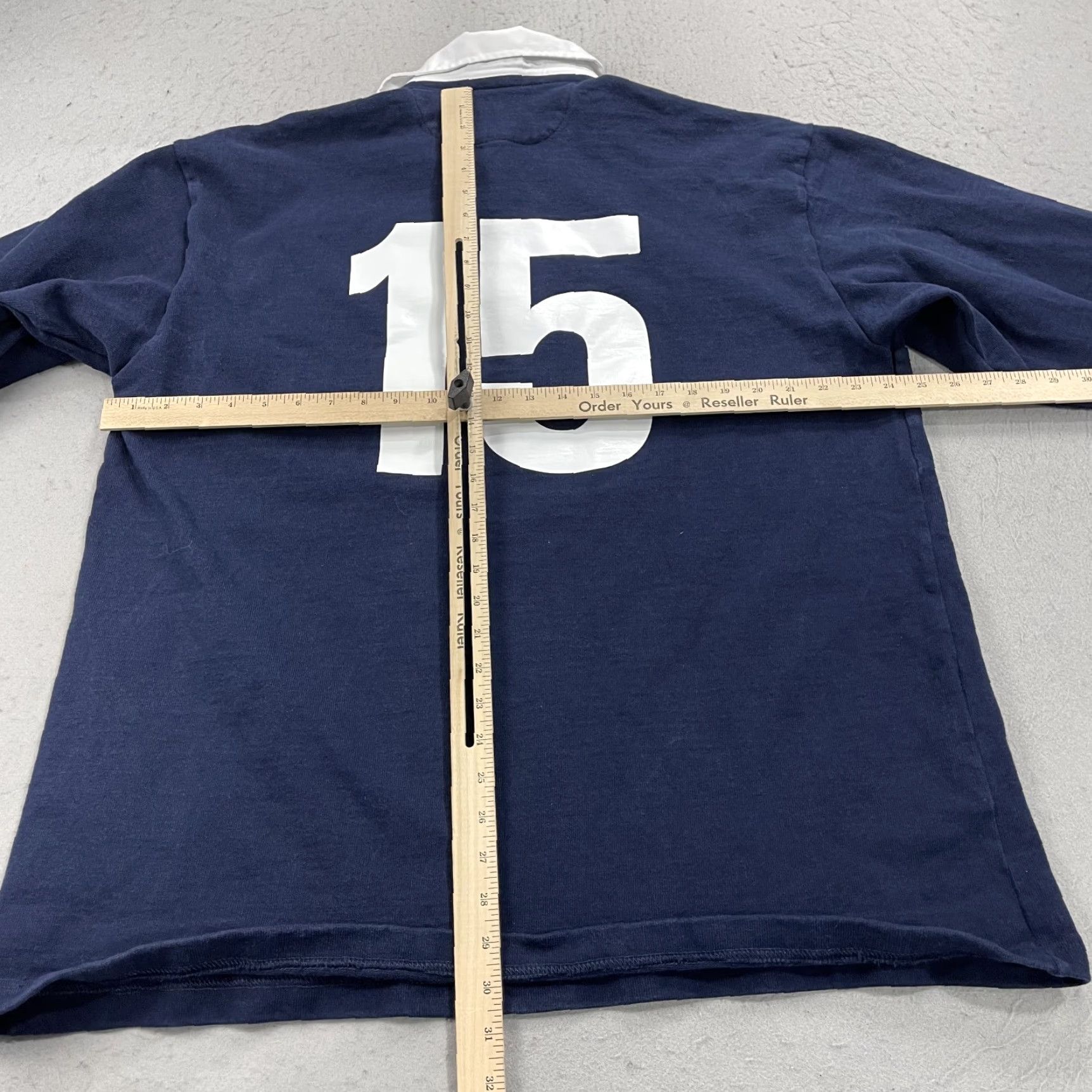 Vintage VINTAGE Rugby Polo Shirt Mens 4XL Blue Heavy Cotton United States USA 90s Size US XXL / EU 58 / 5 - 7 Thumbnail