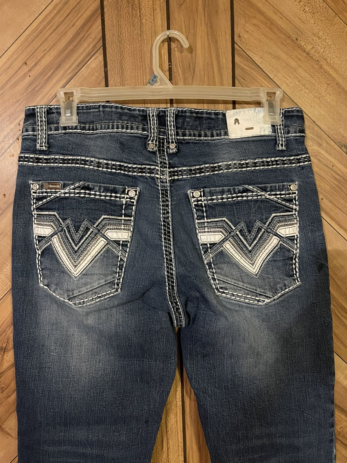 Other Answer Me Men’s 38 X 32 Straight Fit Blue Denim Jeans Size US 38 / EU 54 - 9 Thumbnail