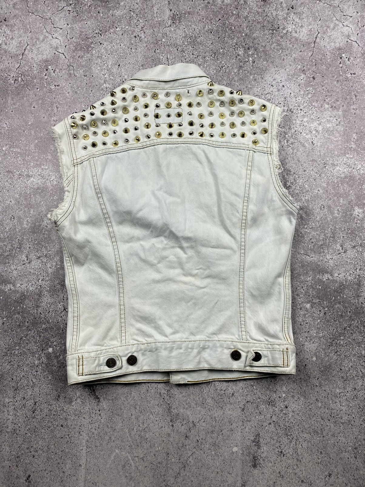Japanese Brand × Levi's × Levi's Vintage Clothing VINTAGE LEVIS JAPANESSE PUNK OPIUM RICK OWENS STYLE VEST Size S / US 4 / IT 40 - 8 Thumbnail
