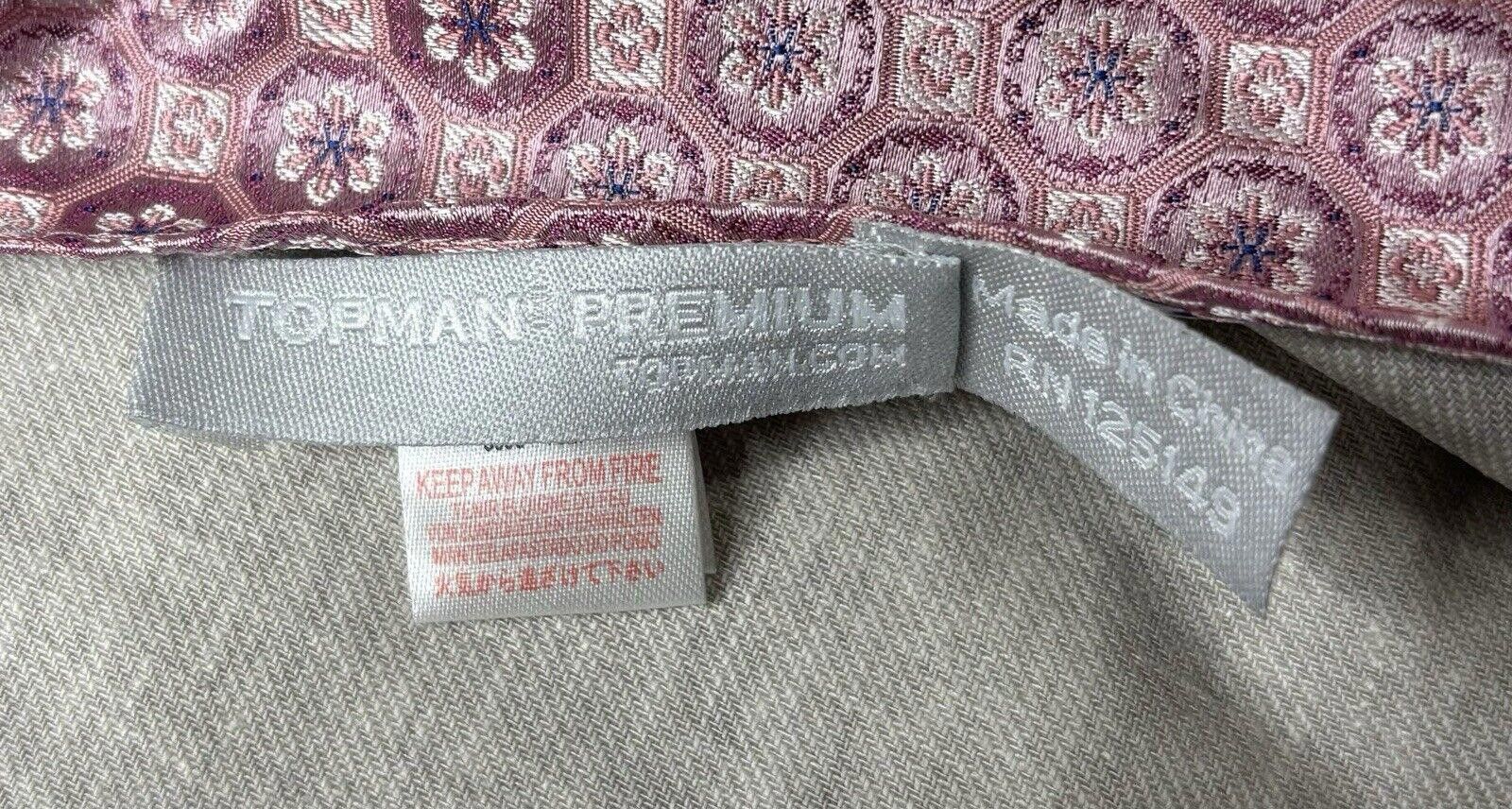 Topman Topman Hylan Blazer Jacket Mens 38R Linen Blend Handkerchief Size 36R - 10 Thumbnail