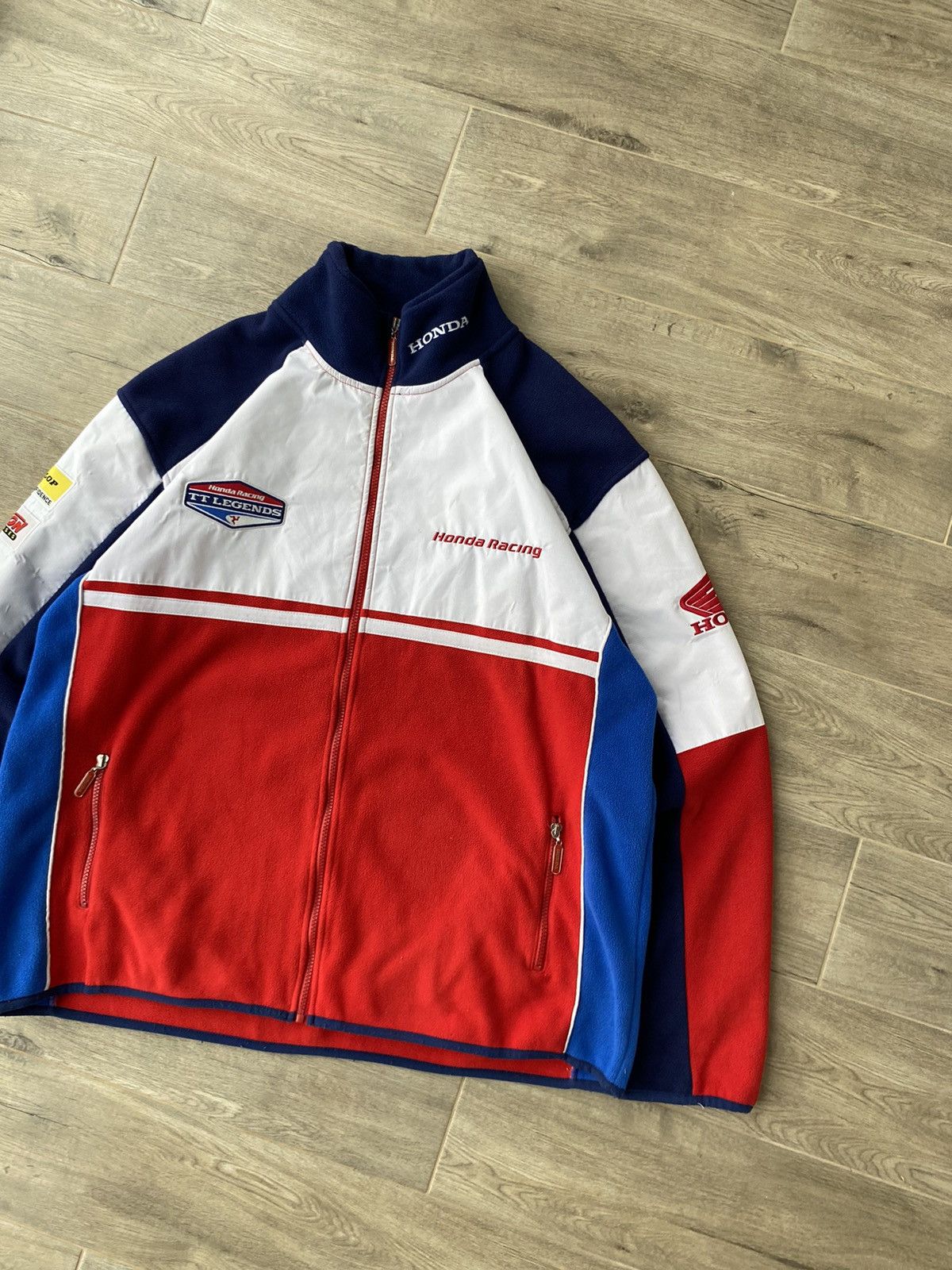 Formula 1 × Honda Honda Vintage Racing Fleece Jacket Size US XL / EU 56 / 4 - 2 Thumbnail