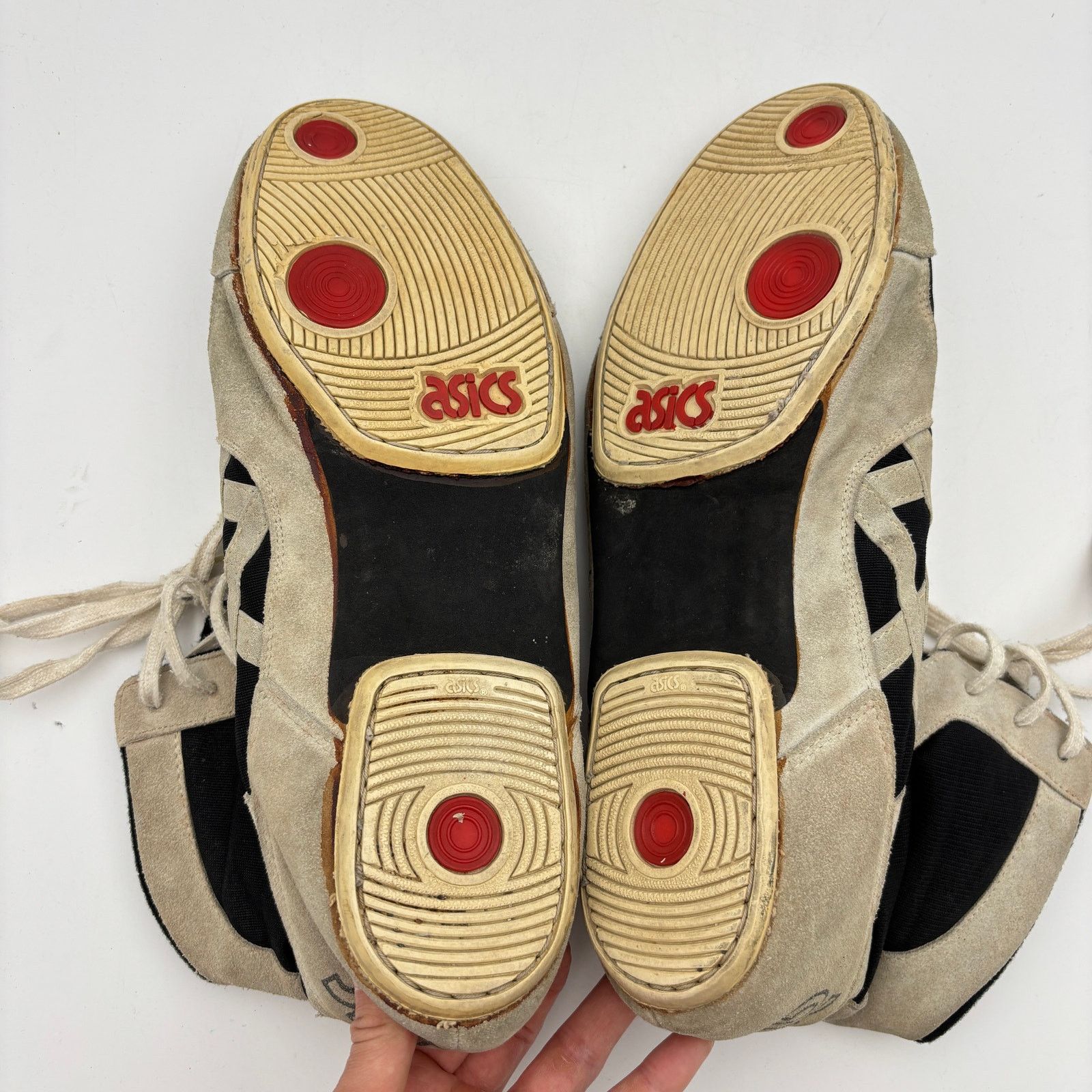Vintage 80s Asics Tiger Split Second Wrestling Shoes Mens 13
