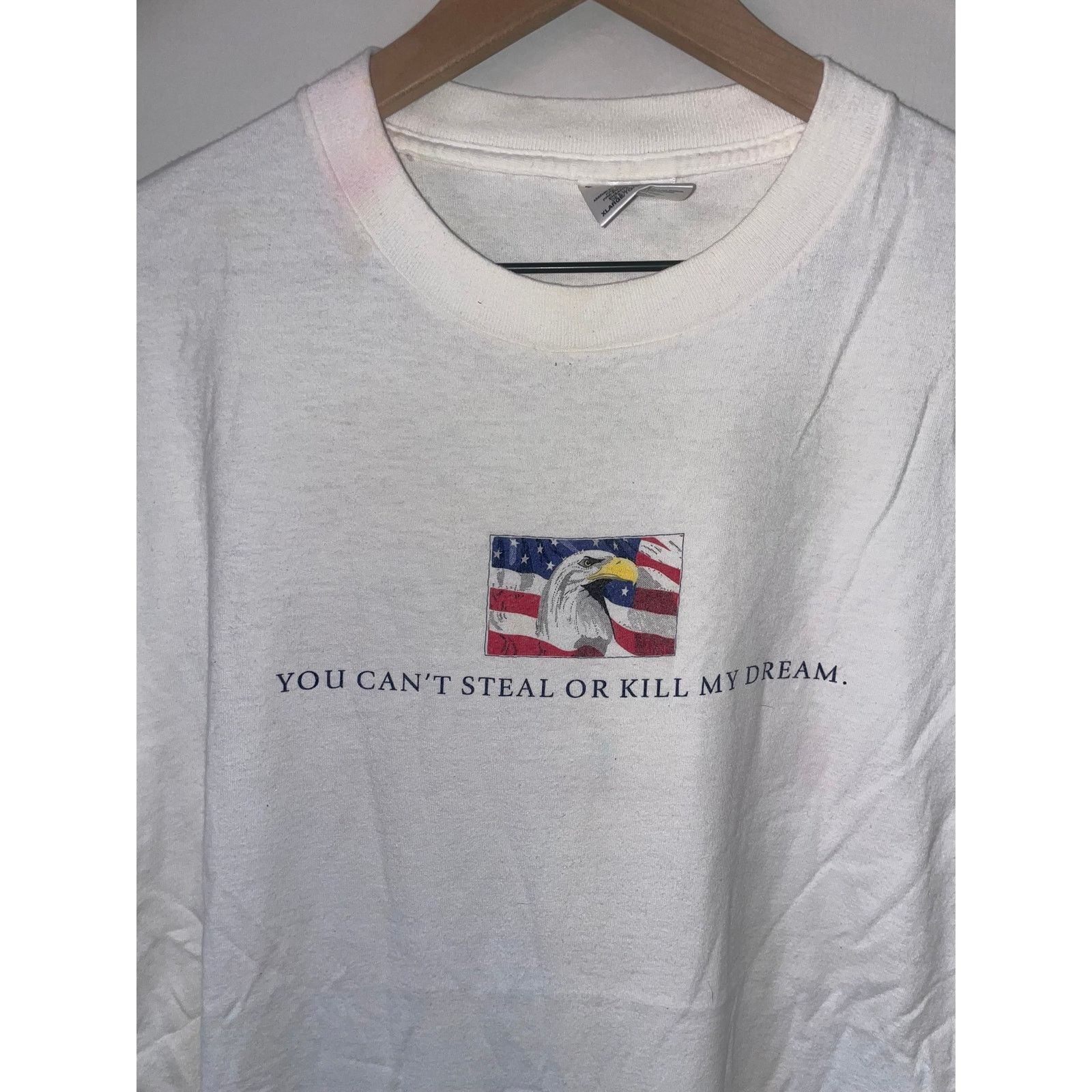 Vintage Vintage America Shirt You Can't my Dream Eagle USA Tee Size US XL / EU 56 / 4 - 3 Thumbnail