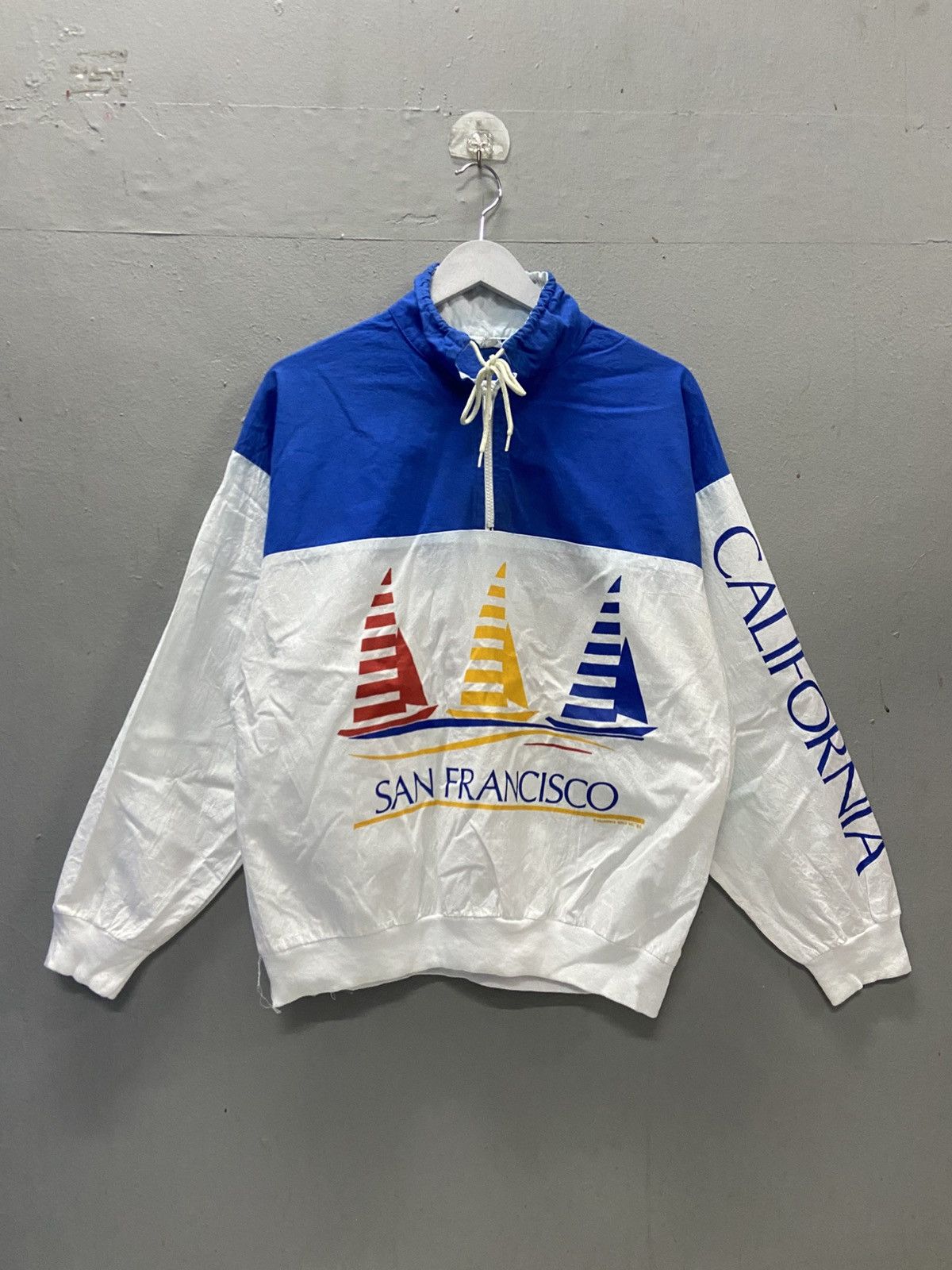 Vintage VINTAGE 1985 SAN FRANCISCO CALIFORNIA HALFZIPPER Size US M / EU 48-50 / 2 - 1 Thumbnail