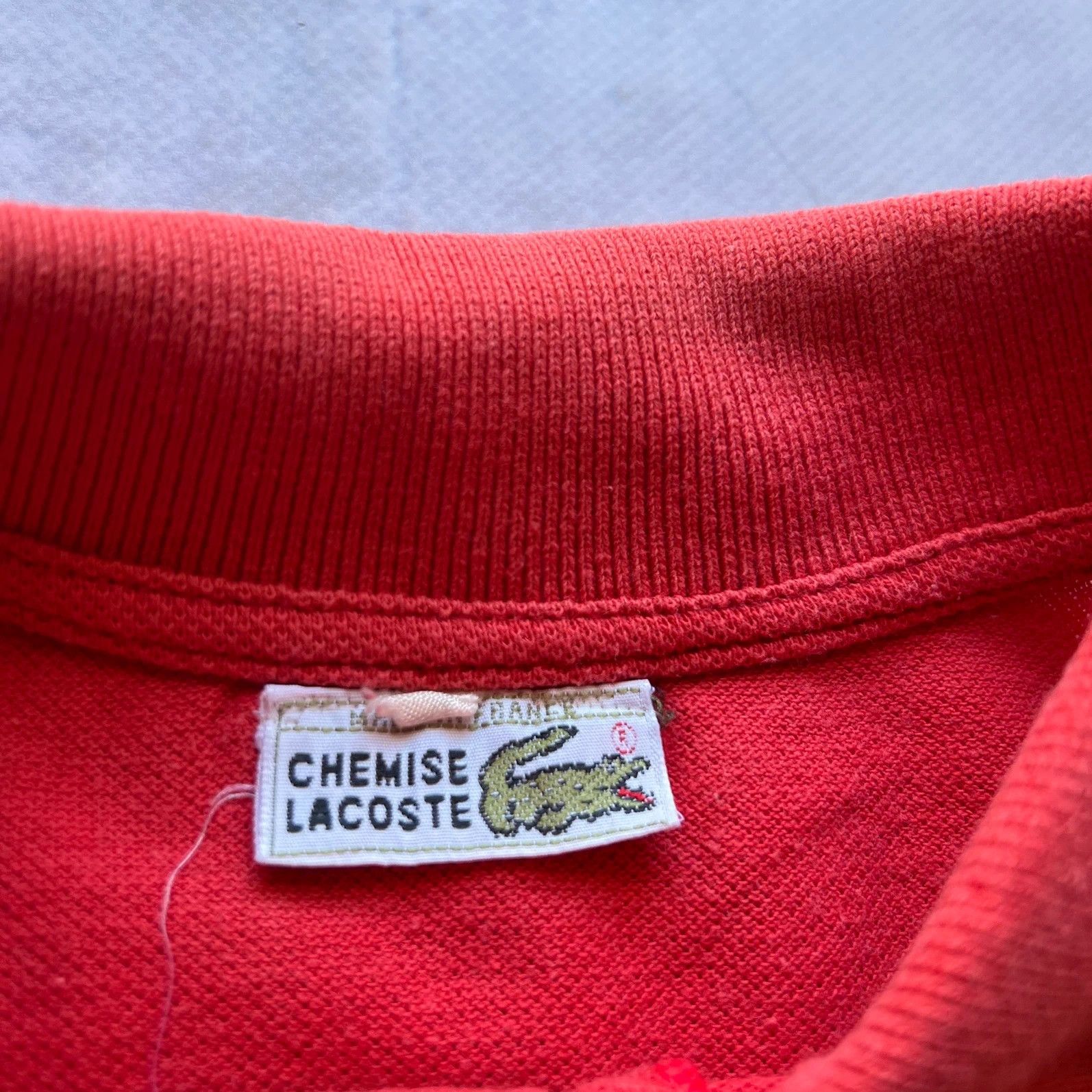 Lacoste vintage 90s Lacoste polo short sleeve t Shirt design italy Size US L / EU 52-54 / 3 - 4 Thumbnail