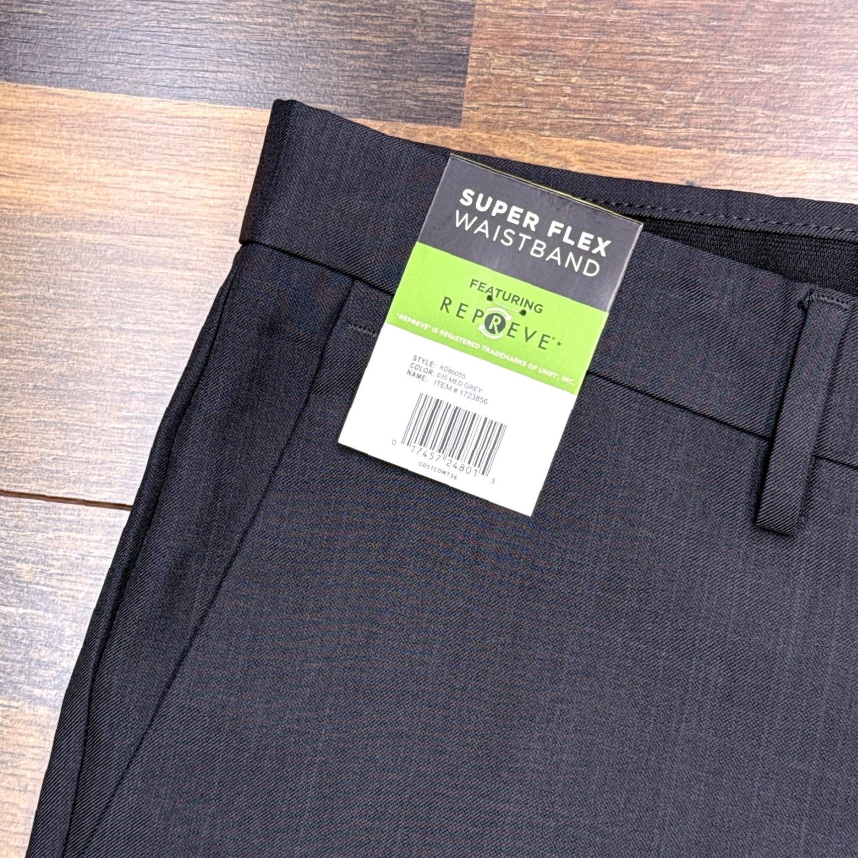 Kenneth Cole Kenneth Cole Performance Pants Mens 32x34 Gray Slim Fit Techni Super Flex New Size US 32 / EU 48 - 4 Thumbnail