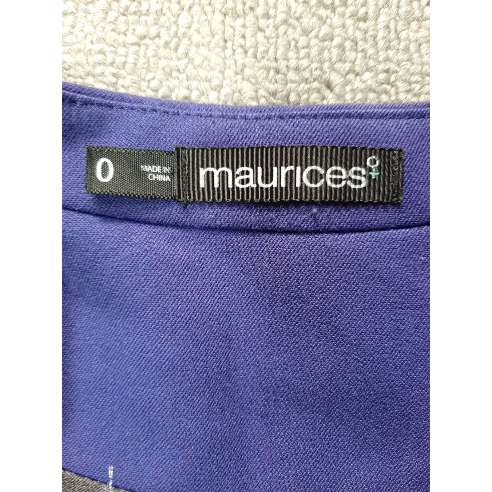 Vintage Maurices Open Front Jacket Long Sleeve Size 0 Purple Womens Plus Cotton Basic Jacket O p e n Front Size XS / US 0-2 / IT 36-38 - 4 Thumbnail