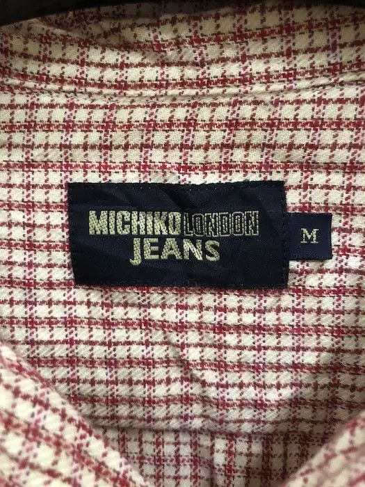 Japanese Brand × Michiko Koshino × Michiko Koshino London Michiko London Jeans Flannel Shirt 👕 Size US M / EU 48-50 / 2 - 3 Thumbnail