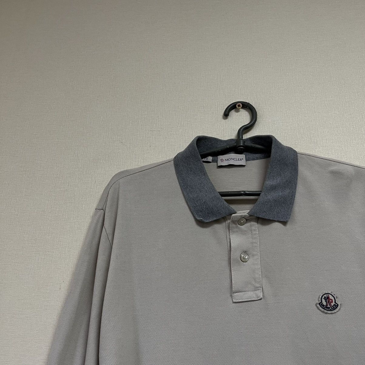 Moncler Moncler polo long sleeve T-shirt old money luxury Size US XL / EU 56 / 4 - 3 Thumbnail