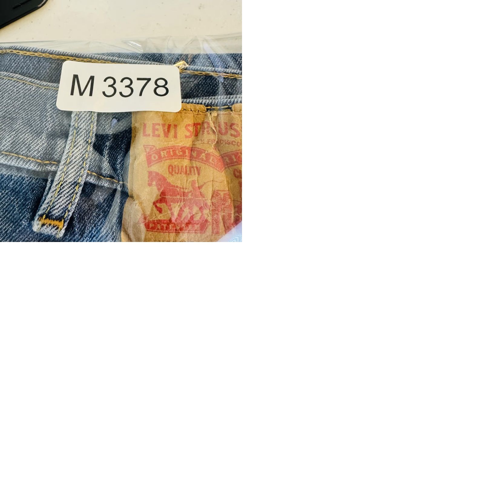 Levi's Levi's Western Fit Jeans Mens 36x32 Blue Light Wash Straight Denim Zip Fly Regular Size US 36 / EU 52 - 10 Thumbnail