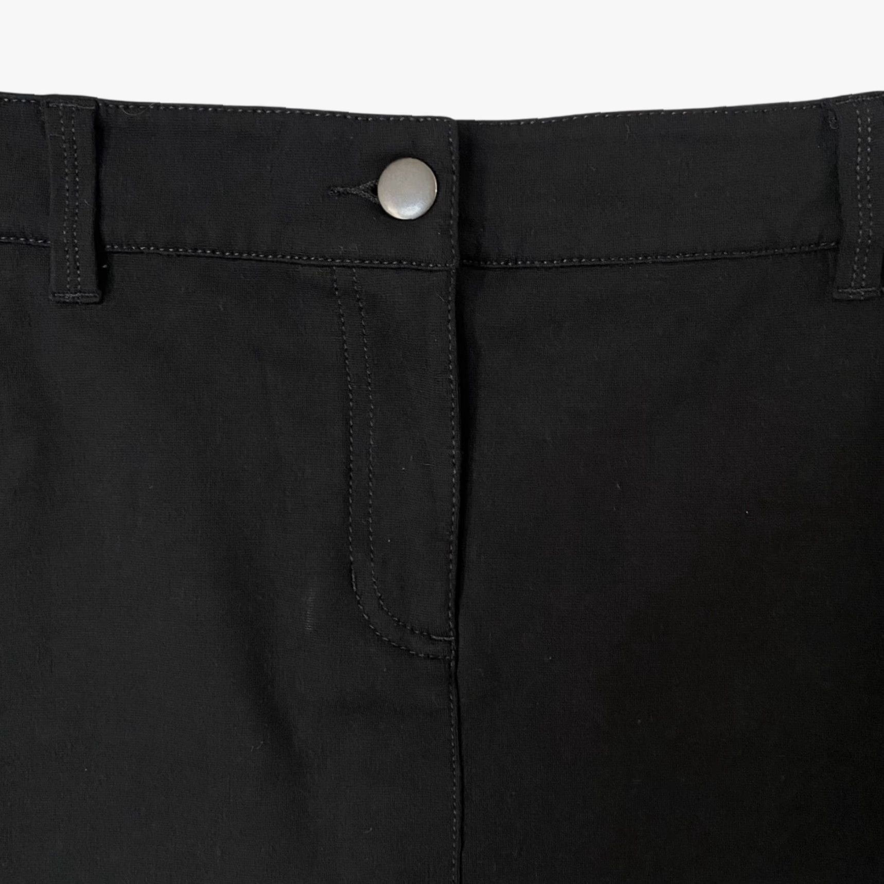 Eileen Fisher Eileen Fisher Skirt Women 12 Black Viscose Stretch Mini Business Casual Size 34" / US 12 / IT 48 - 5 Thumbnail