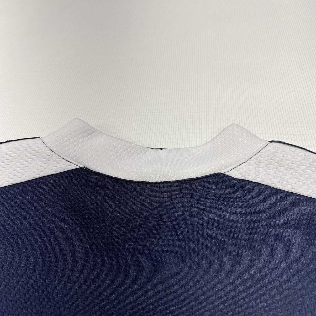 No Fear × Vintage VTG No Fear Jersey Shirt Blue White Short Sleeve Stripe Y2K Size US M / EU 48-50 / 2 - 13 Thumbnail