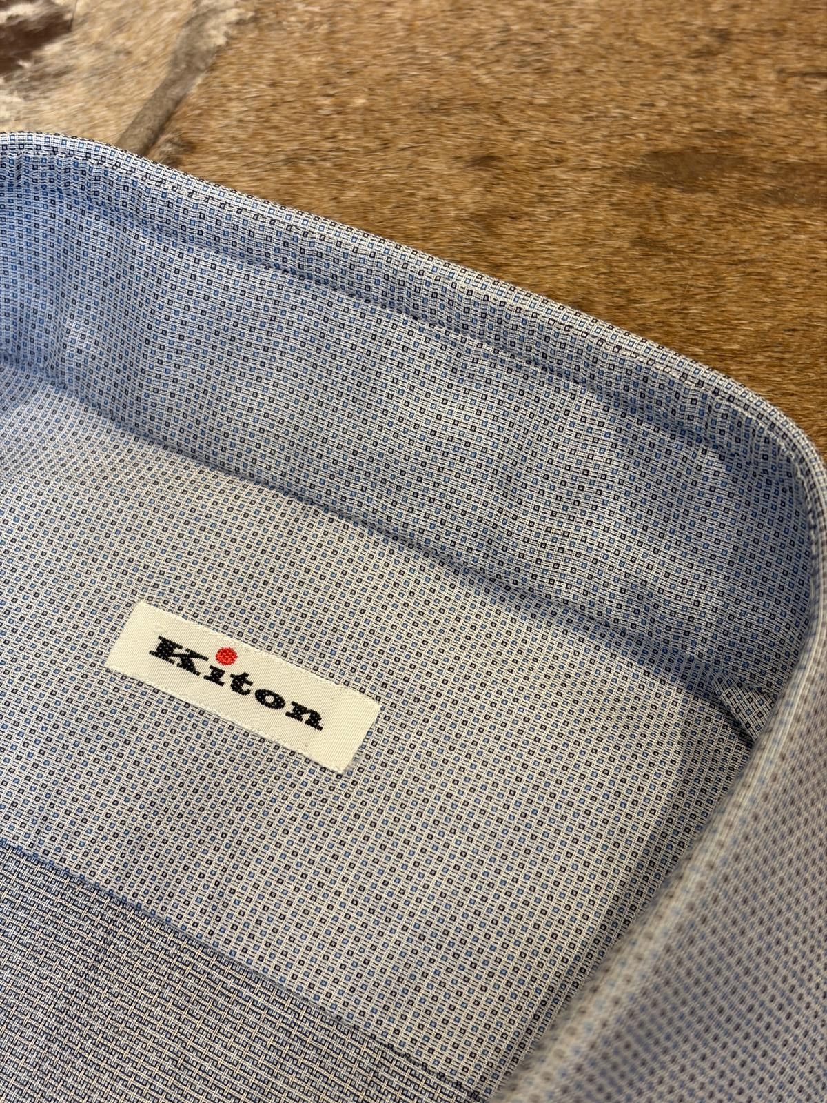Kiton Kiton Shirt Size US XL / EU 56 / 4 - 2 Thumbnail
