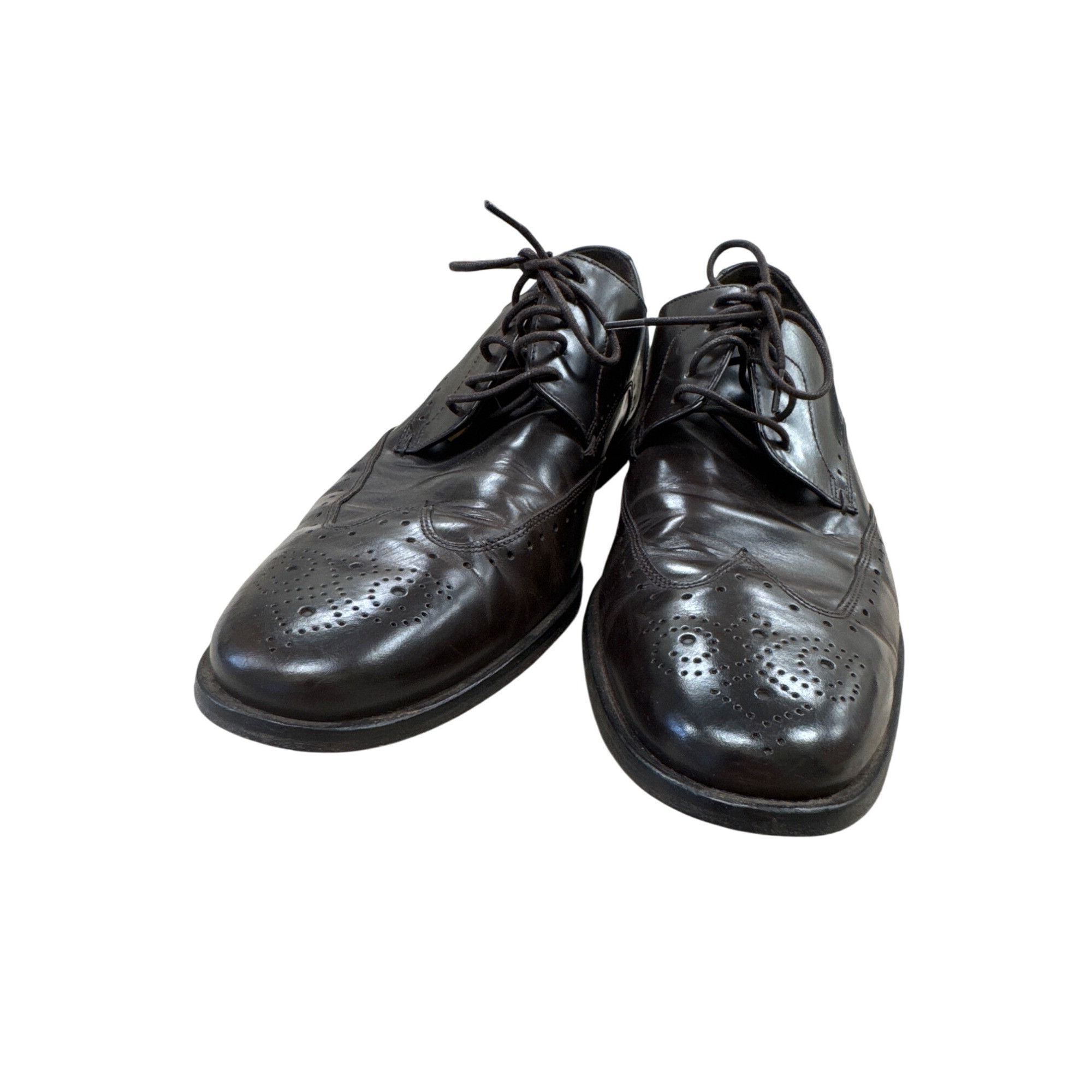 Cole Haan Cole Haan Mens Brown Leather Oxford Dress Shoes 10.5M SKU 73 Size US 10.5 / EU 43-44 - 6 Thumbnail