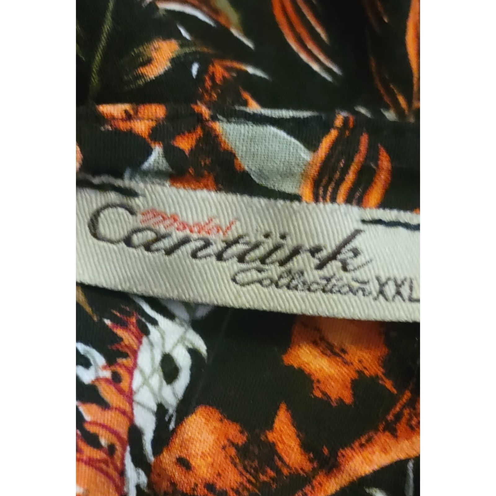 Vintage Model Canturk Blouse Tunic Top XXL Black Women Plus Size 2X 3/4 Sleeve Round Neck Vintage No Size XXL / US 16-18 / IT 52-54 - 4 Thumbnail