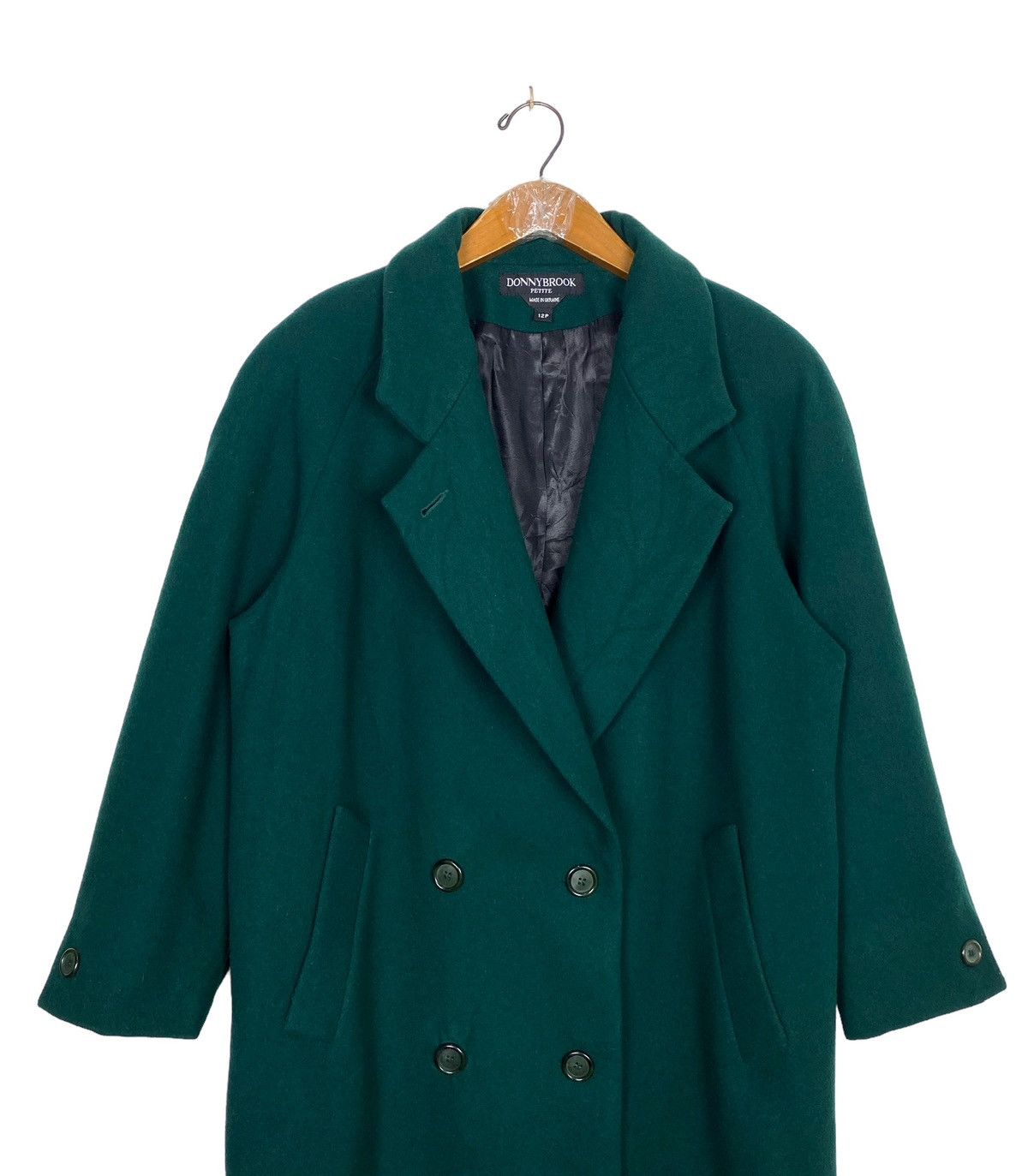 Vintage Rare‼️ Vintage Donny Brook Petite Wool Coat Made in Ukraine Size L / US 10 / IT 46 - 2 Thumbnail