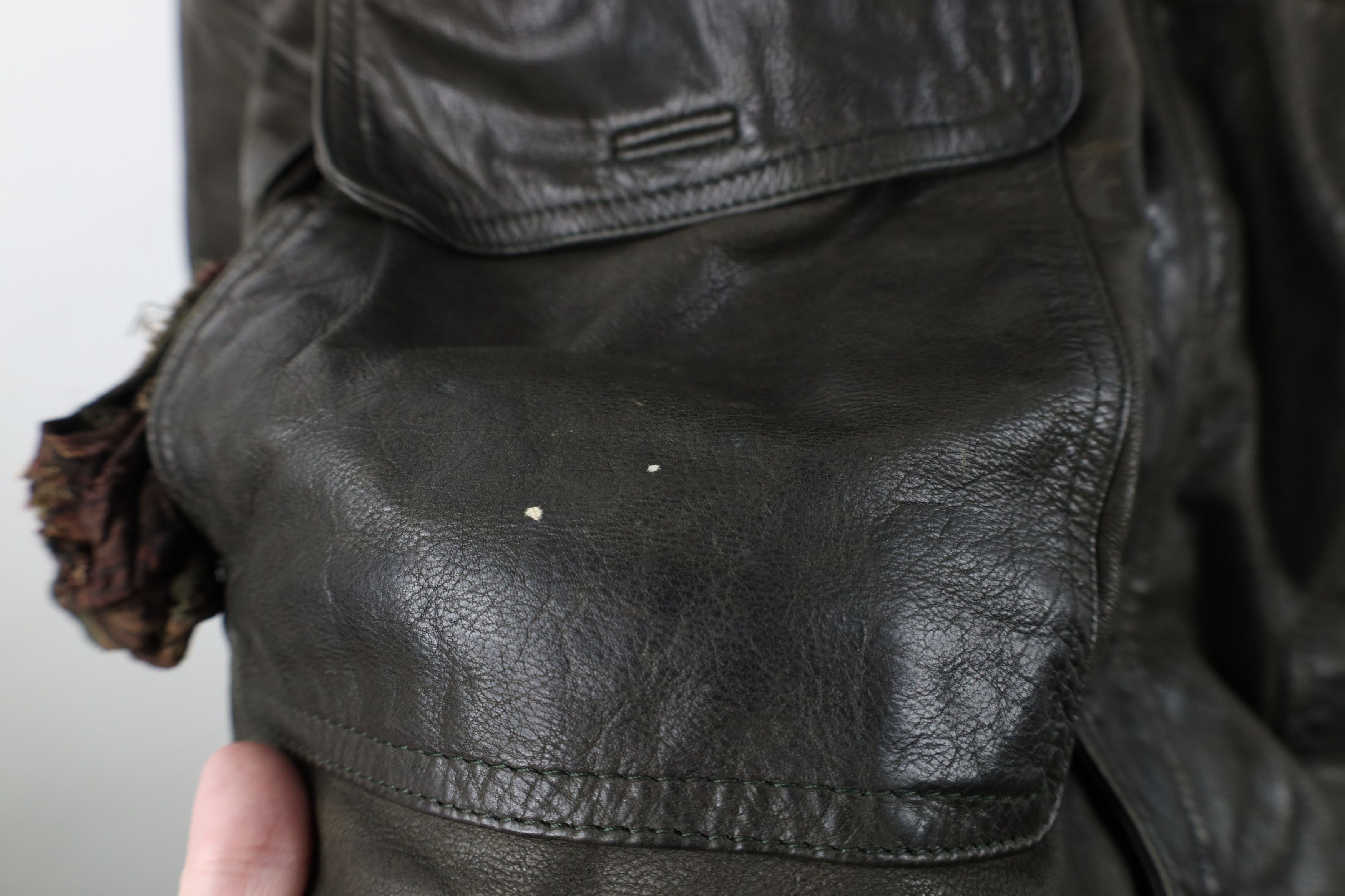 Vintage Vintage 90s Streetwear Lined Leather Chore Barn Jacket Size US XXL / EU 58 / 5 - 7 Thumbnail