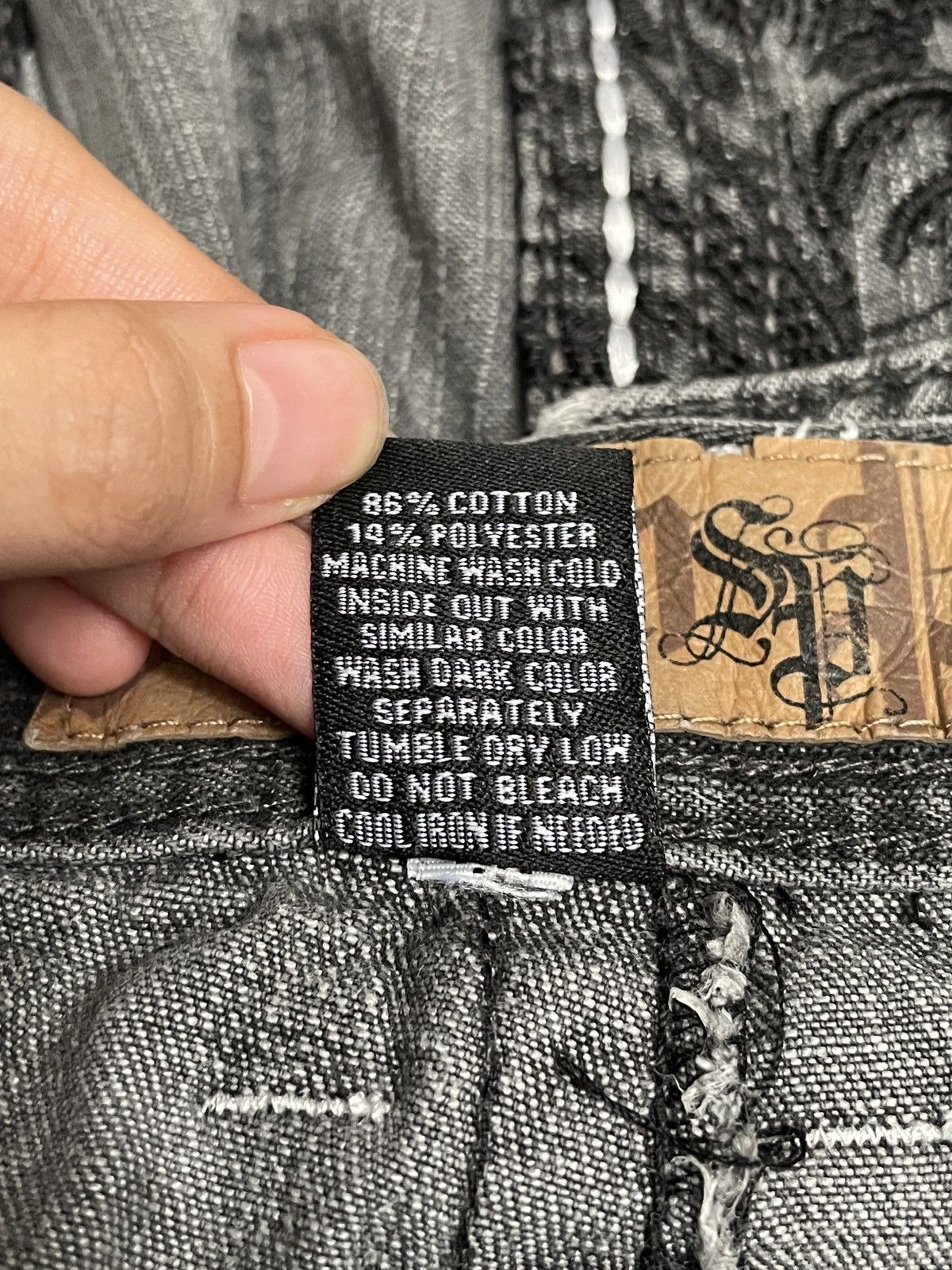 Southpole × Vintage Rare Design Vintage Brand South Pole Baggy Jeans 2000s Size US 34 / EU 50 - 10 Thumbnail