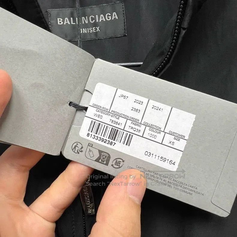 Balenciaga Balenciaga Logo High-Neck Zip Jacket. Size US XS / EU 42 / 0 - 6 Thumbnail