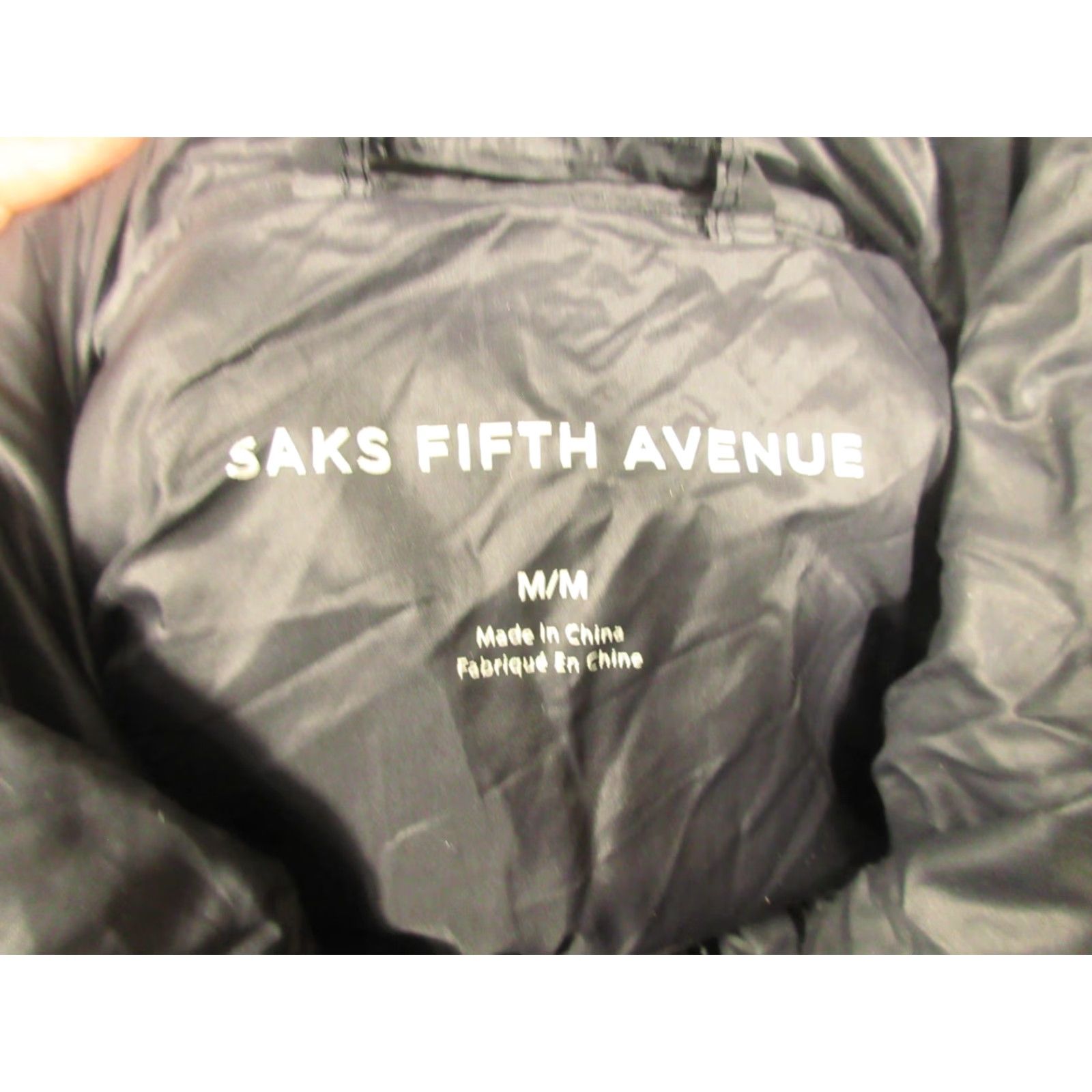 Saks Fifth Avenue Saks Fifth Avenue Jacket Women Puffer Hooded Long Black Down Quilted Packable Winter M Size M / US 6-8 / IT 42-44 - 3 Thumbnail
