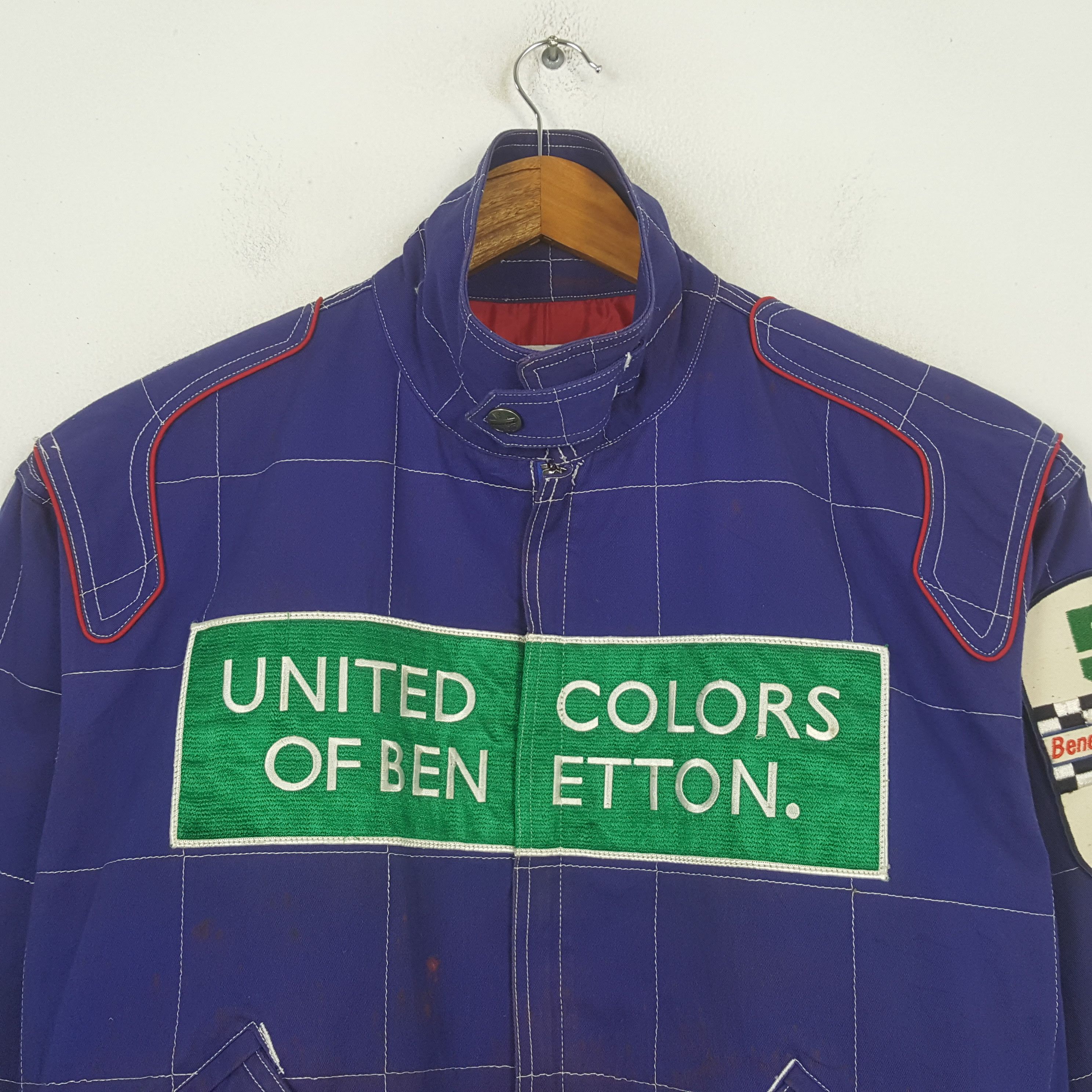 Benetton Vintage Benetton Formula 1 Racing Team Jacket RR28 Size US XL / EU 56 / 4 - 4 Thumbnail
