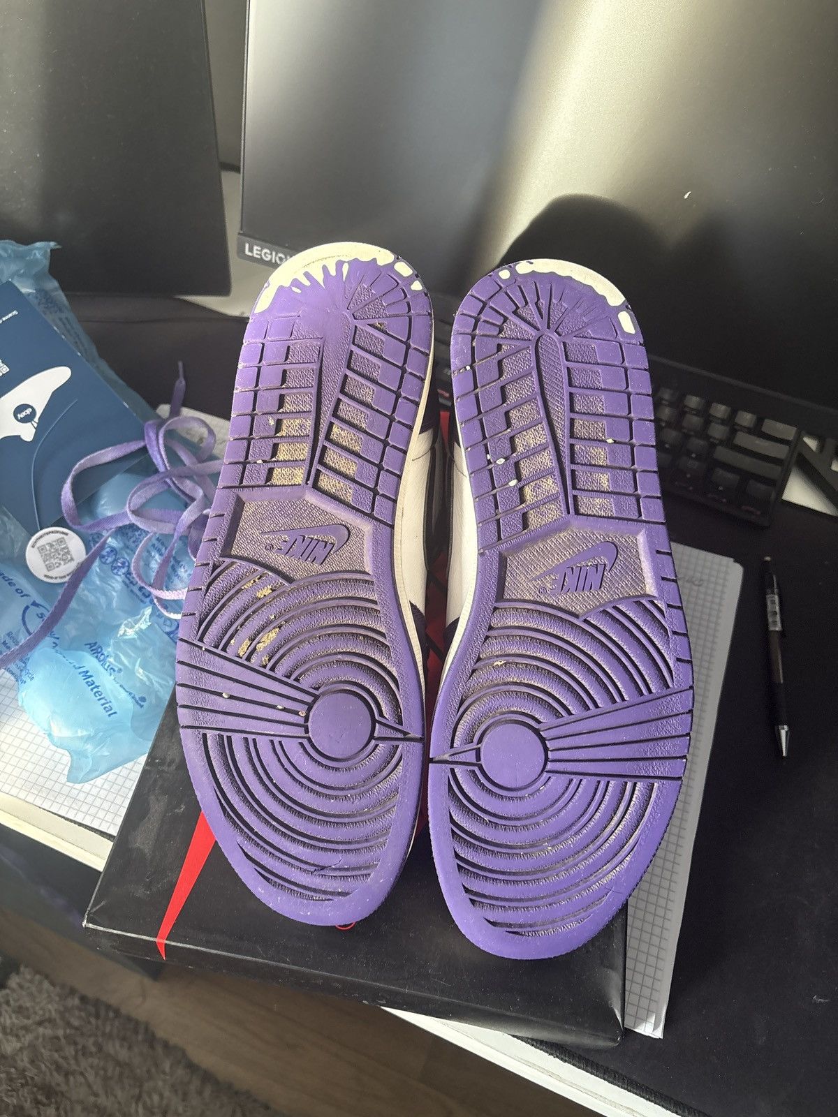 Jordan Brand Jordan 1 Court Purple Size US 14 / EU 47 - 6 Thumbnail