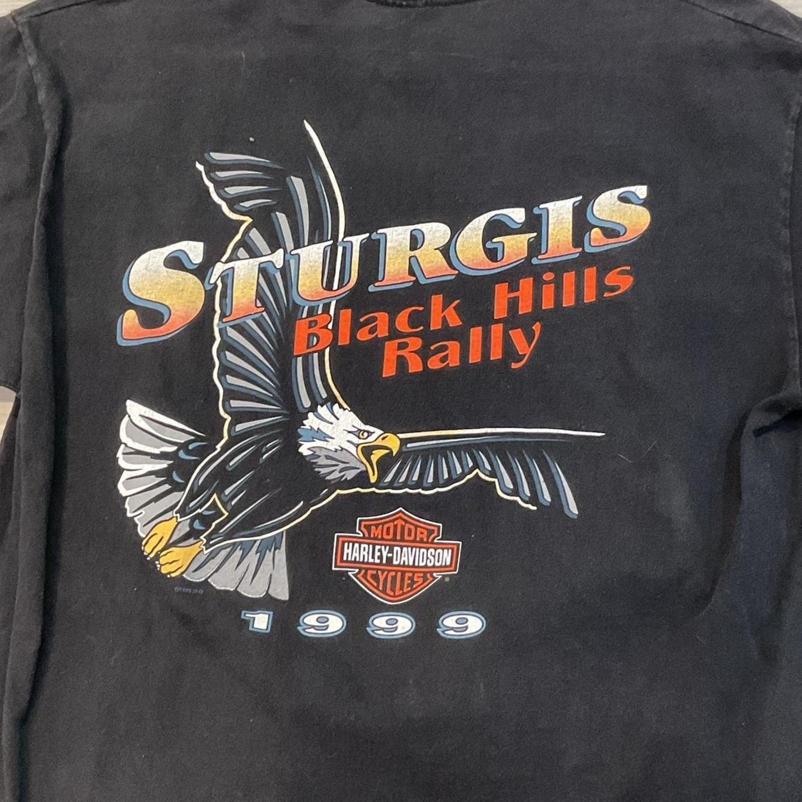 Harley Davidson Harley Davidson Sturgis 1999 black t shirt Size US L / EU 52-54 / 3 - 2 Thumbnail