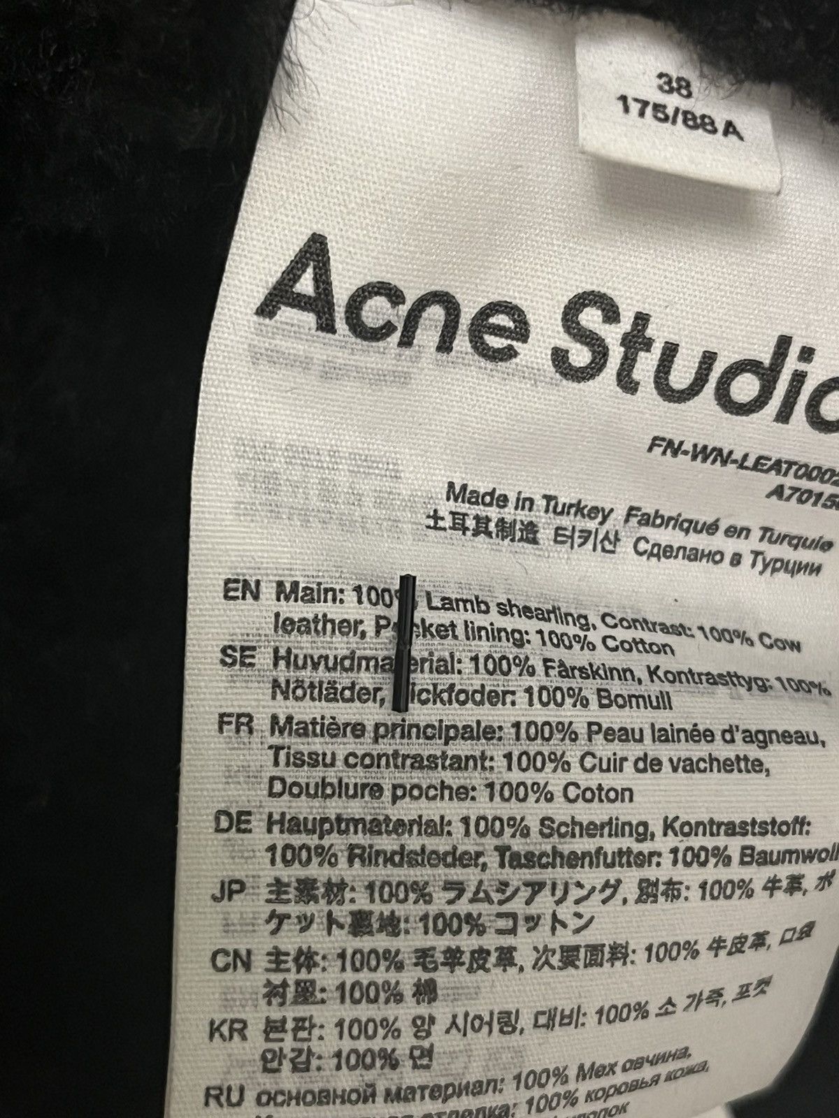 Acne Studios Acne Studios Shearling Jacket 38 Size XS / US 0-2 / IT 36-38 - 16 Thumbnail