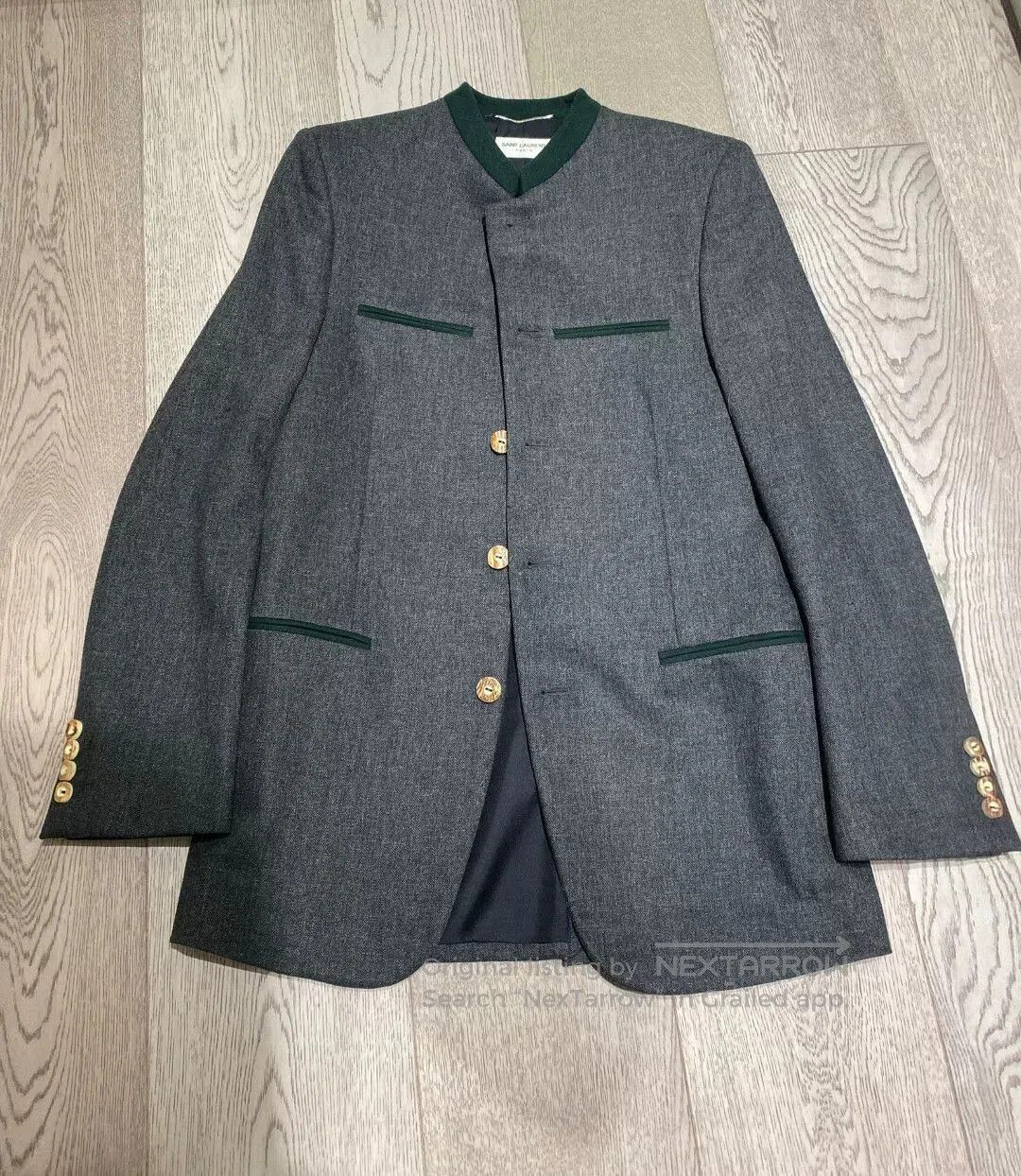 Saint Laurent Paris Hedi Slimane SLP 14FW Runway Blazer. Size US XS / EU 42 / 0 - 1 Thumbnail
