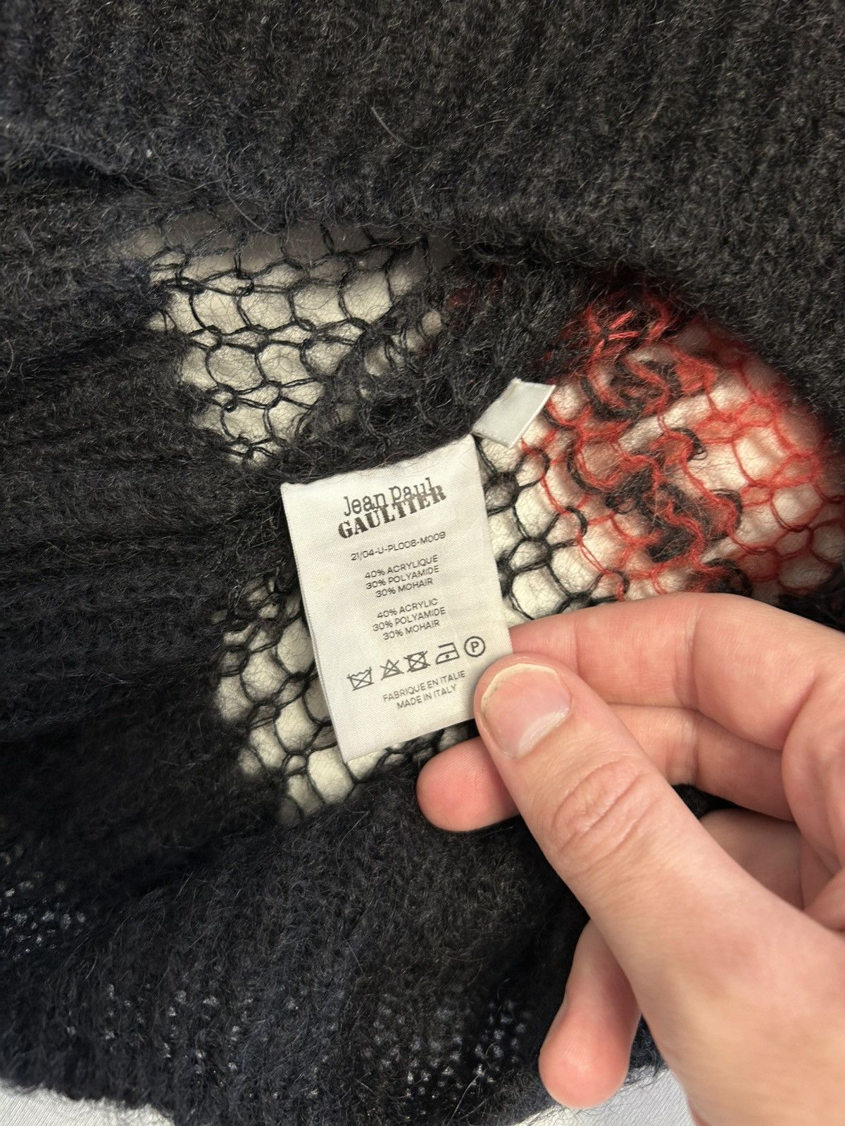 Jean Paul Gaultier FW2021 Loose Mohair Knit Size US S / EU 44-46 / 1 - 14 Thumbnail
