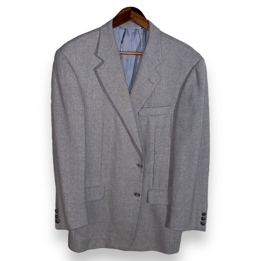 Hickey Freeman Hickey Freeman Bespoke Silver & Gray Blazer Size 43R Size 42R - 1 Thumbnail