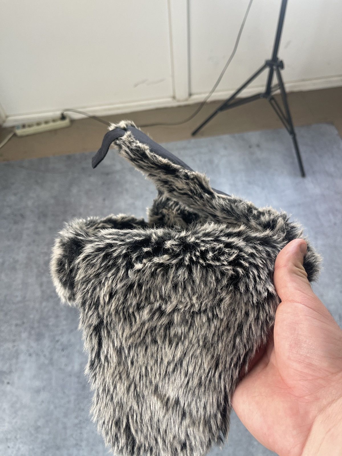 Japanese Brand Black Faux Fur Hat Size ONE SIZE - 5 Thumbnail