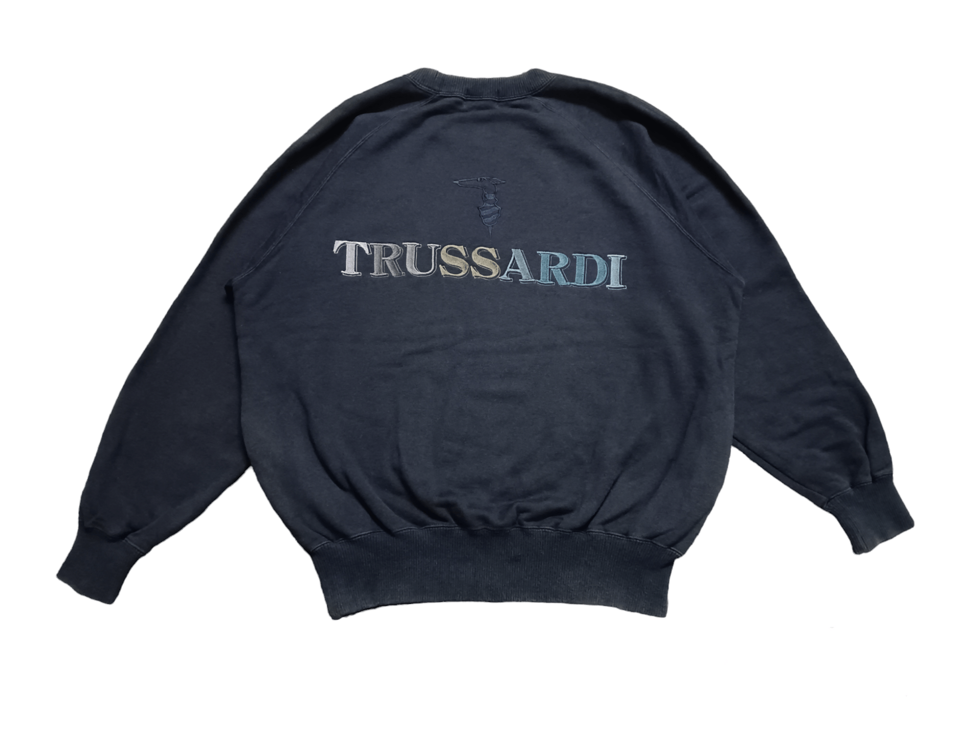 Trussardi Trussardi Embroidery 3D Big Logo Sweatshirt Size US L / EU 52-54 / 3 - 1 Thumbnail