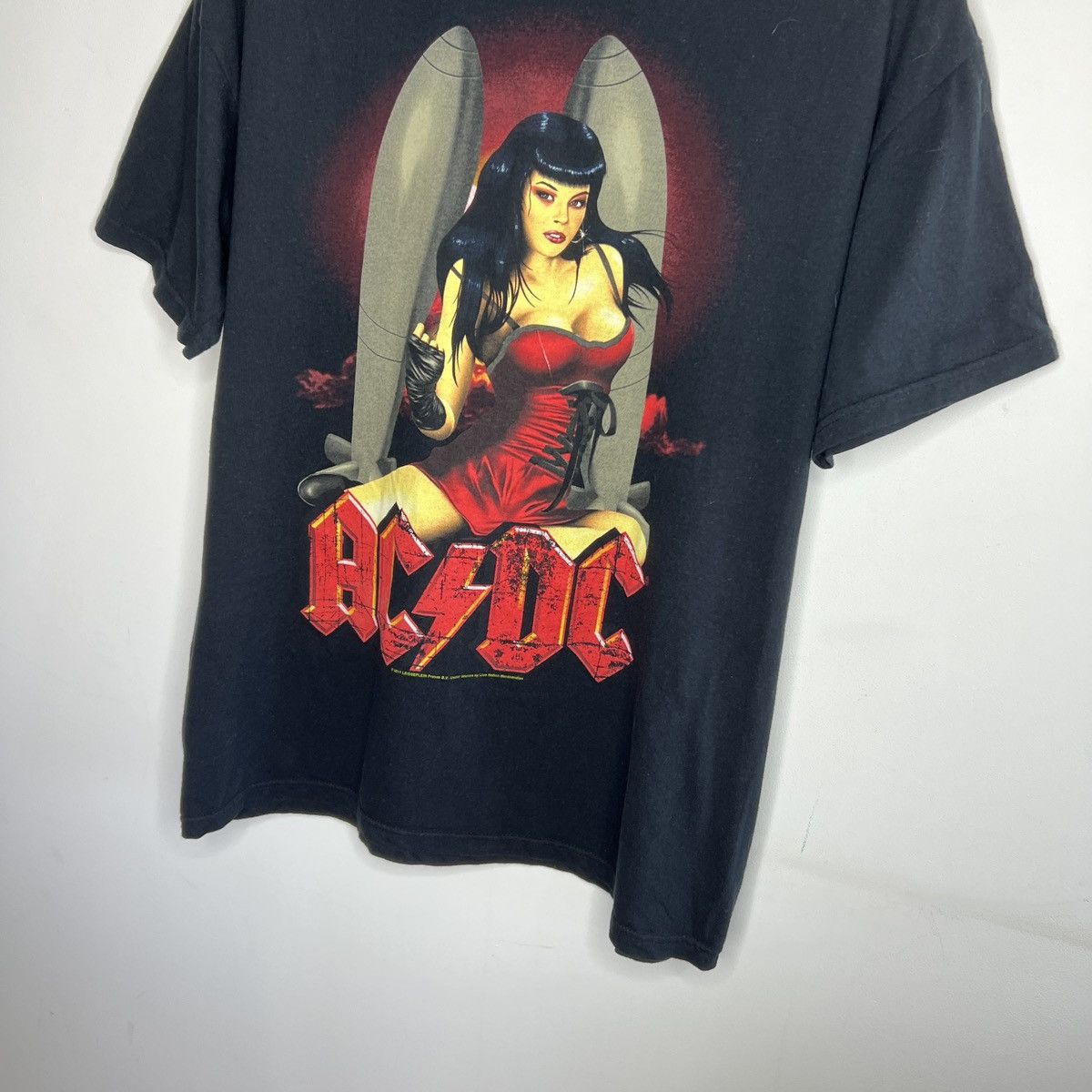 AC/DC × Band Tees × Vintage AC DC Vintage 2011 Nudie Sexy Pin Up Girl Tshirt Tee Size US M / EU 48-50 / 2 - 2 Thumbnail