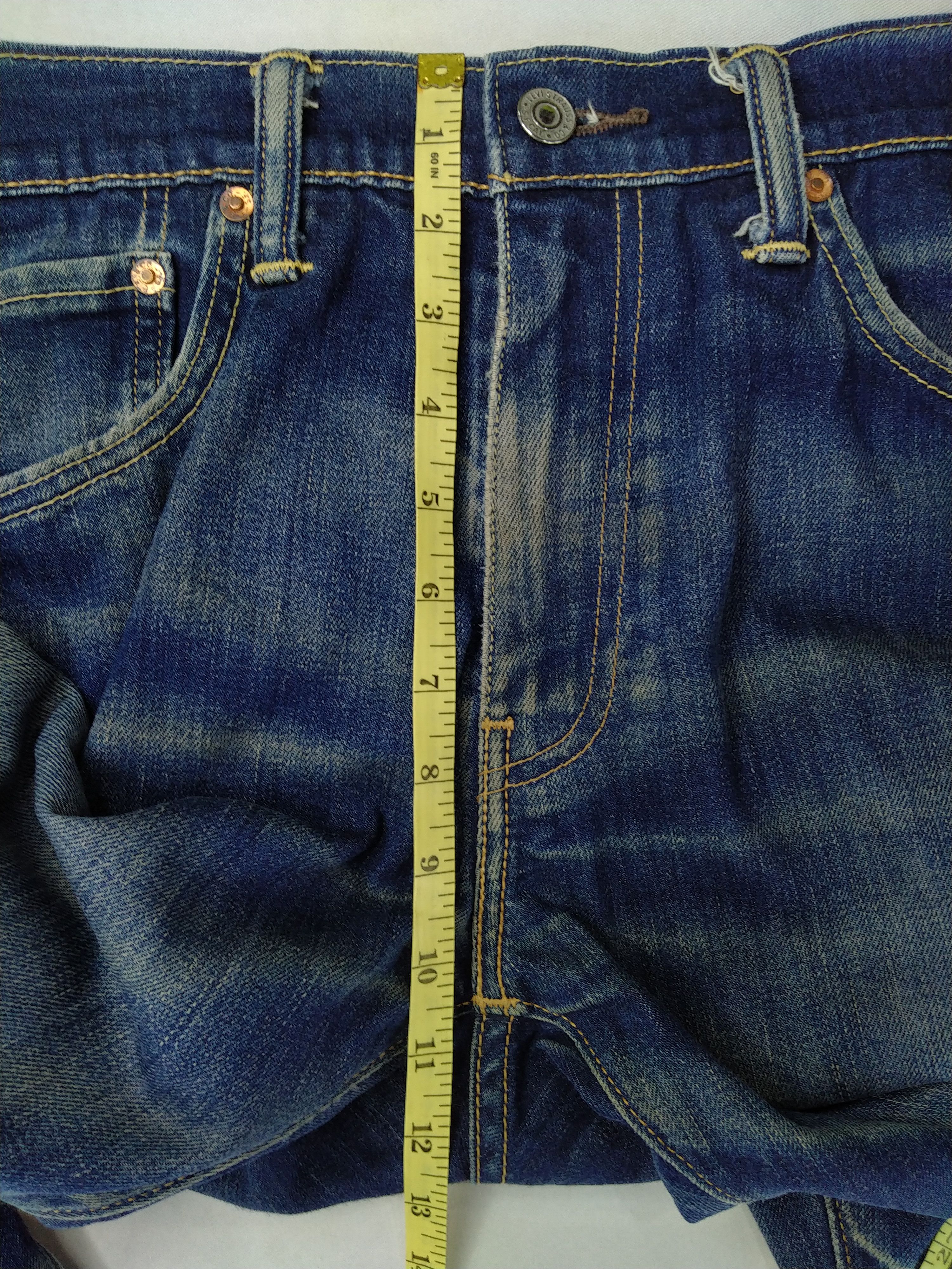 Levi's Levi's 511 Distressed Denim 35x28 -JN218 Size US 35 - 6 Thumbnail