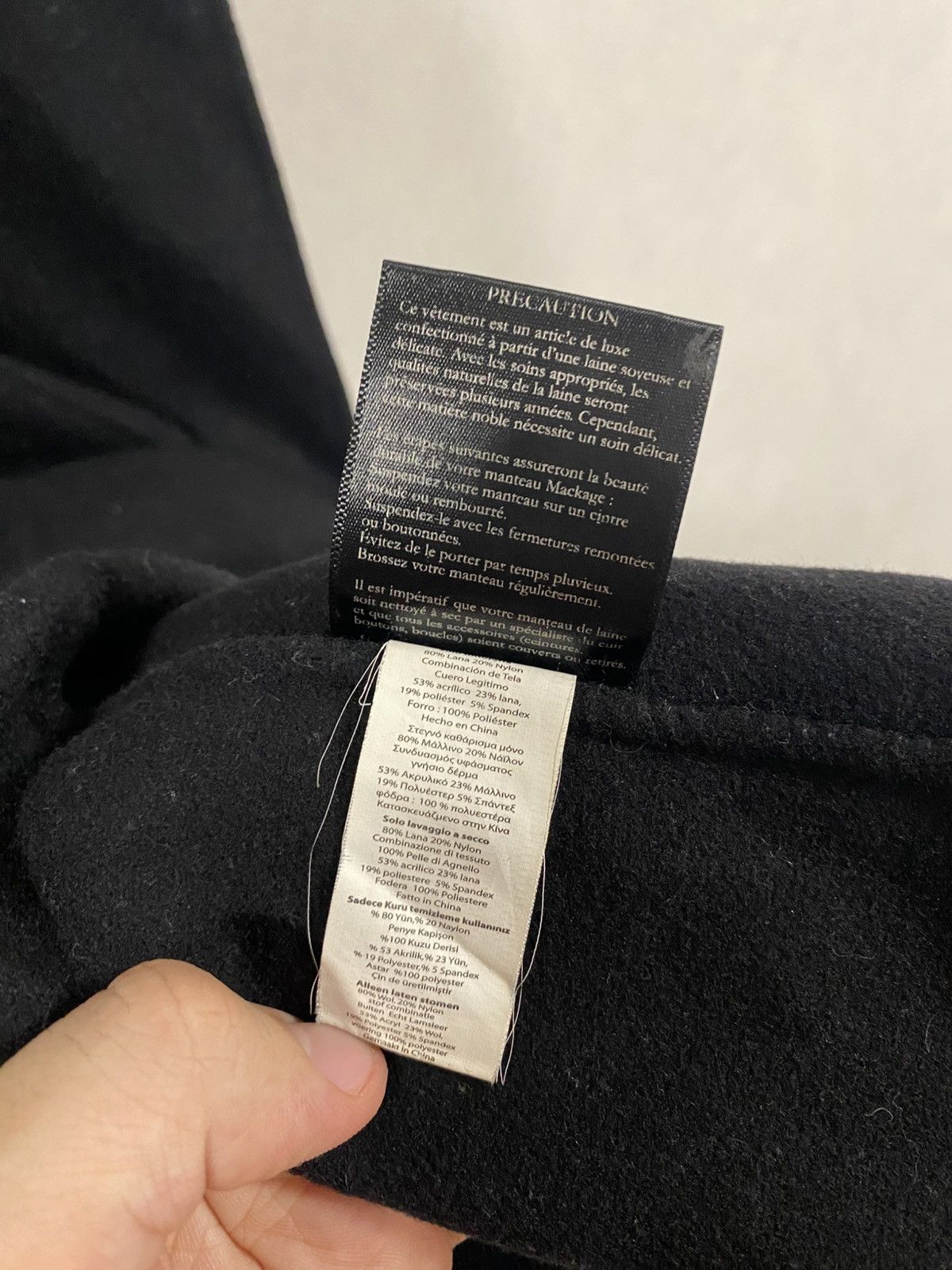 Mackage Mackage Leather Sleeve Asymetrical Long Coat Rick Owens Type Size S / US 4 / IT 40 - 14 Thumbnail