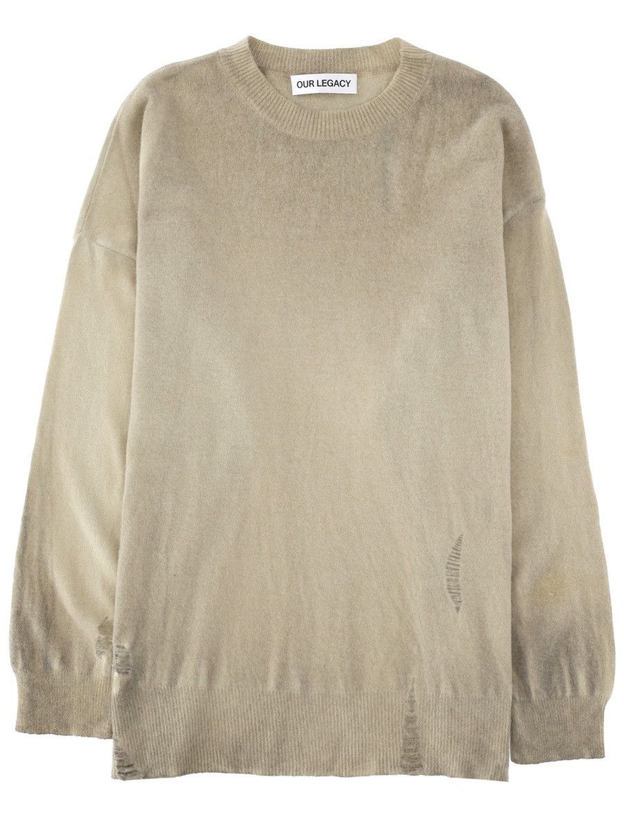 Our Legacy OUR LEGACY MAGLIA "SLANT KNIT" - BEIGE (IT 50) Size US L / EU 52-54 / 3 - 1 Thumbnail