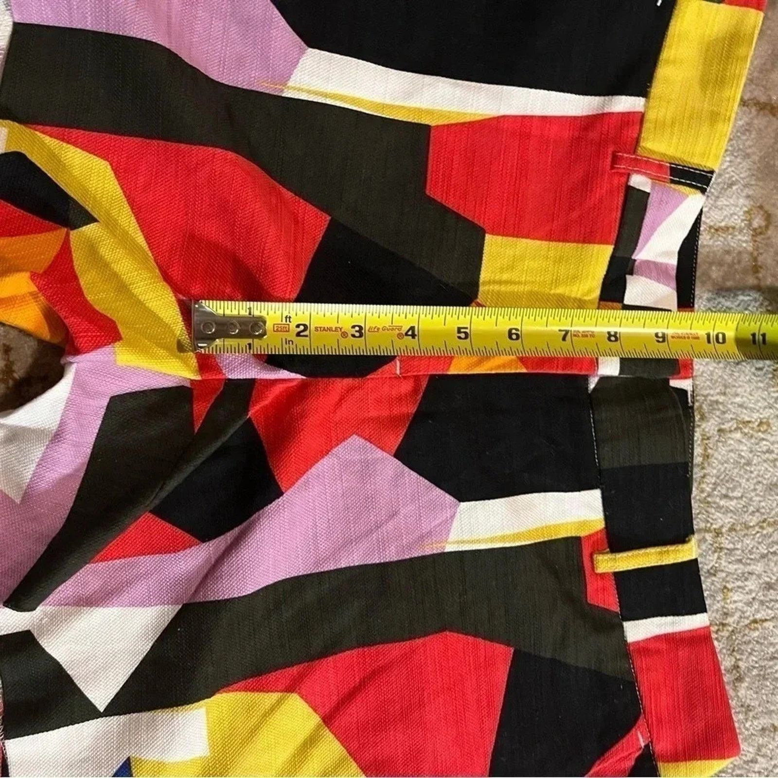 Other Halogen Shorts Size 6 Multicolor Abstract Art Flat Front Size 28" / US 6 / IT 42 - 7 Thumbnail