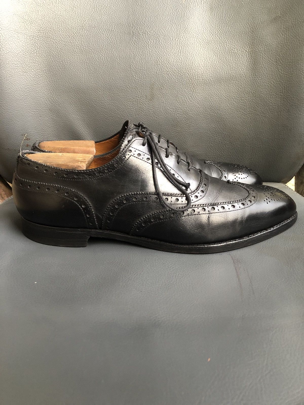 Edward Green Edward Green Black Leather Men’s Dress shoes size 8.5 E Size US 8.5 / EU 41-42 - 3 Thumbnail