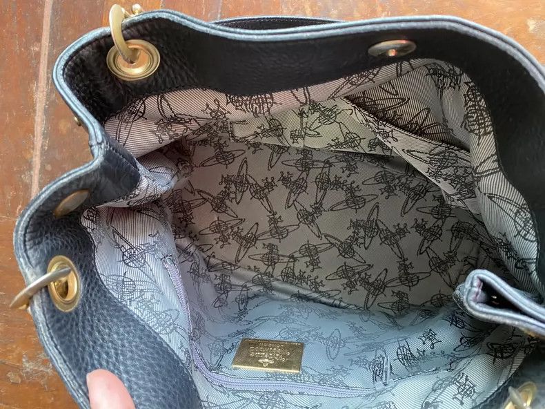 Vivienne Westwood Vivienne Westwood size os Black leather pirate pattern wate Size ONE SIZE - 5 Thumbnail