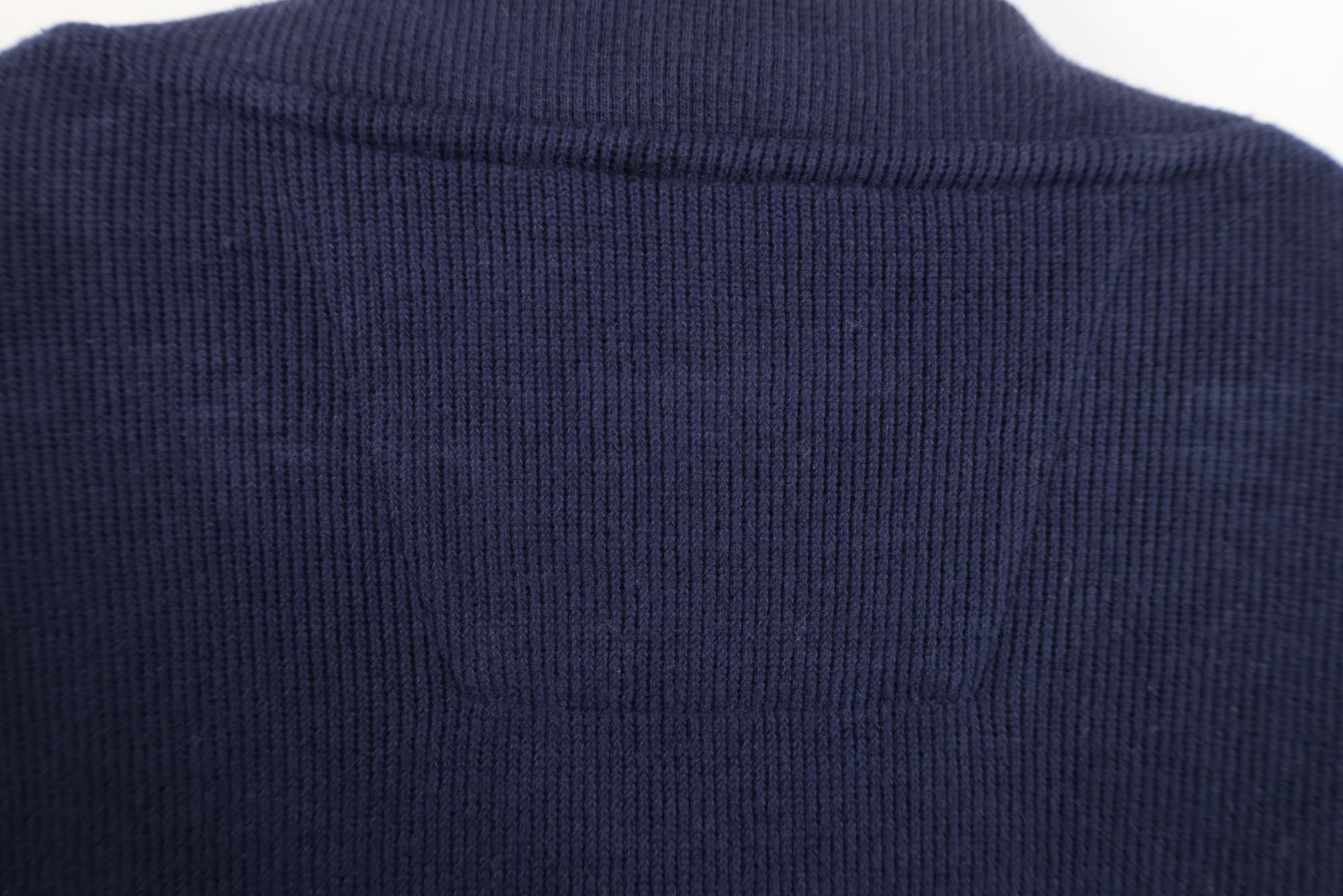 Vintage Vintage 90s Streetwear Ribbed Knit Henley T-Shirt Blue Size US XXL / EU 58 / 5 - 12 Thumbnail