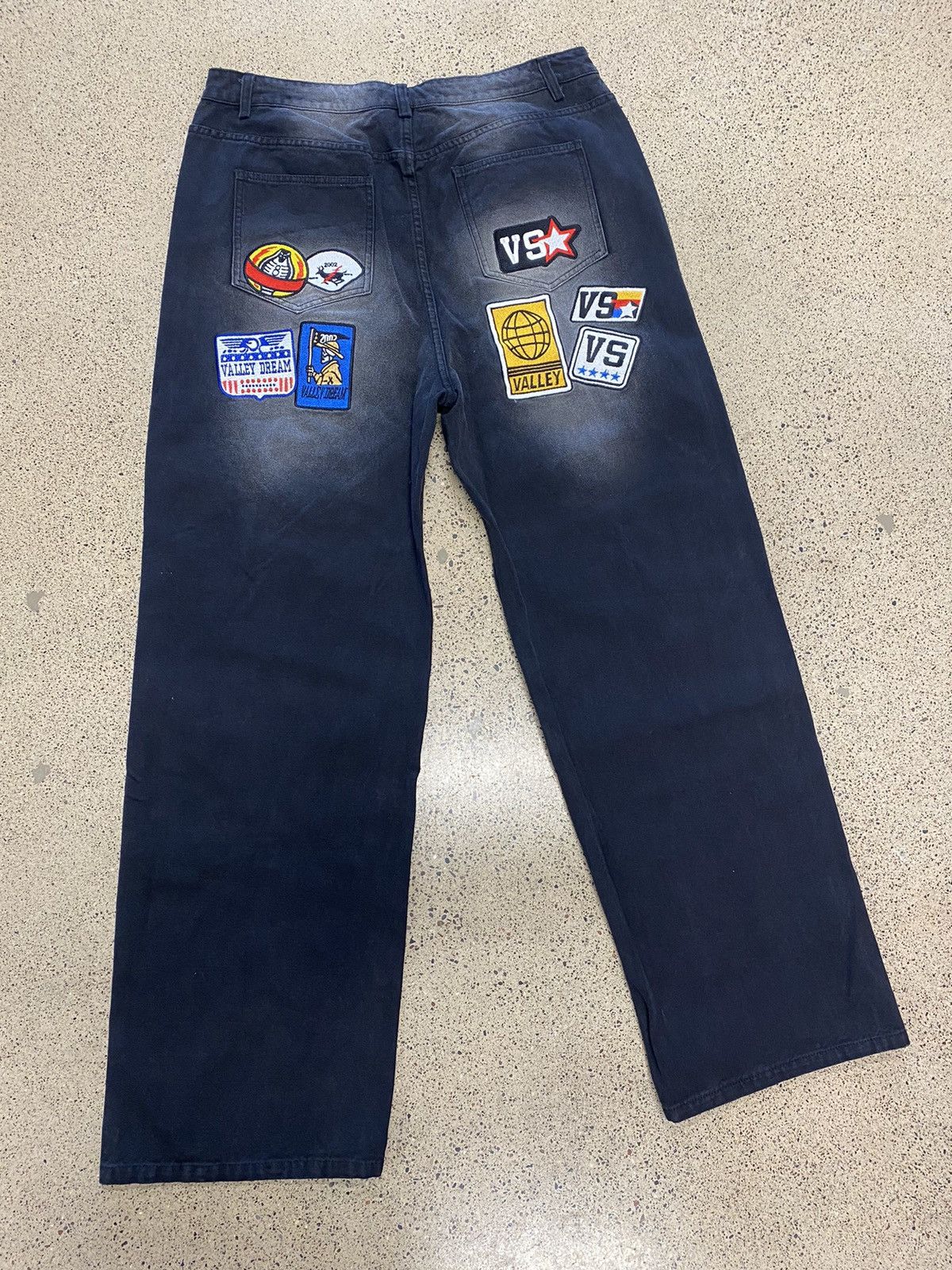 Vale 💀Vale 1980s Painters Denim💀 Size US 34 / EU 50 - 2 Thumbnail