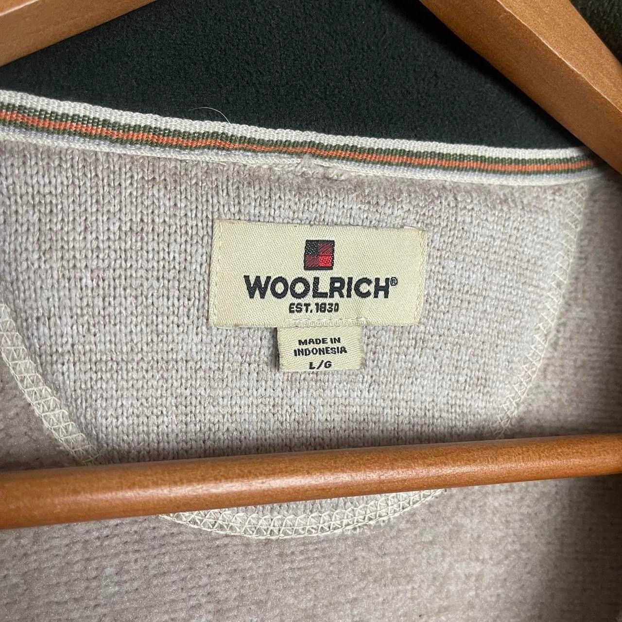 Woolrich Woolen Mills Woolrich Sweater 3/4 Zip Long Sleeve Pullover Fleece Lined Size US L / EU 52-54 / 3 - 4 Thumbnail