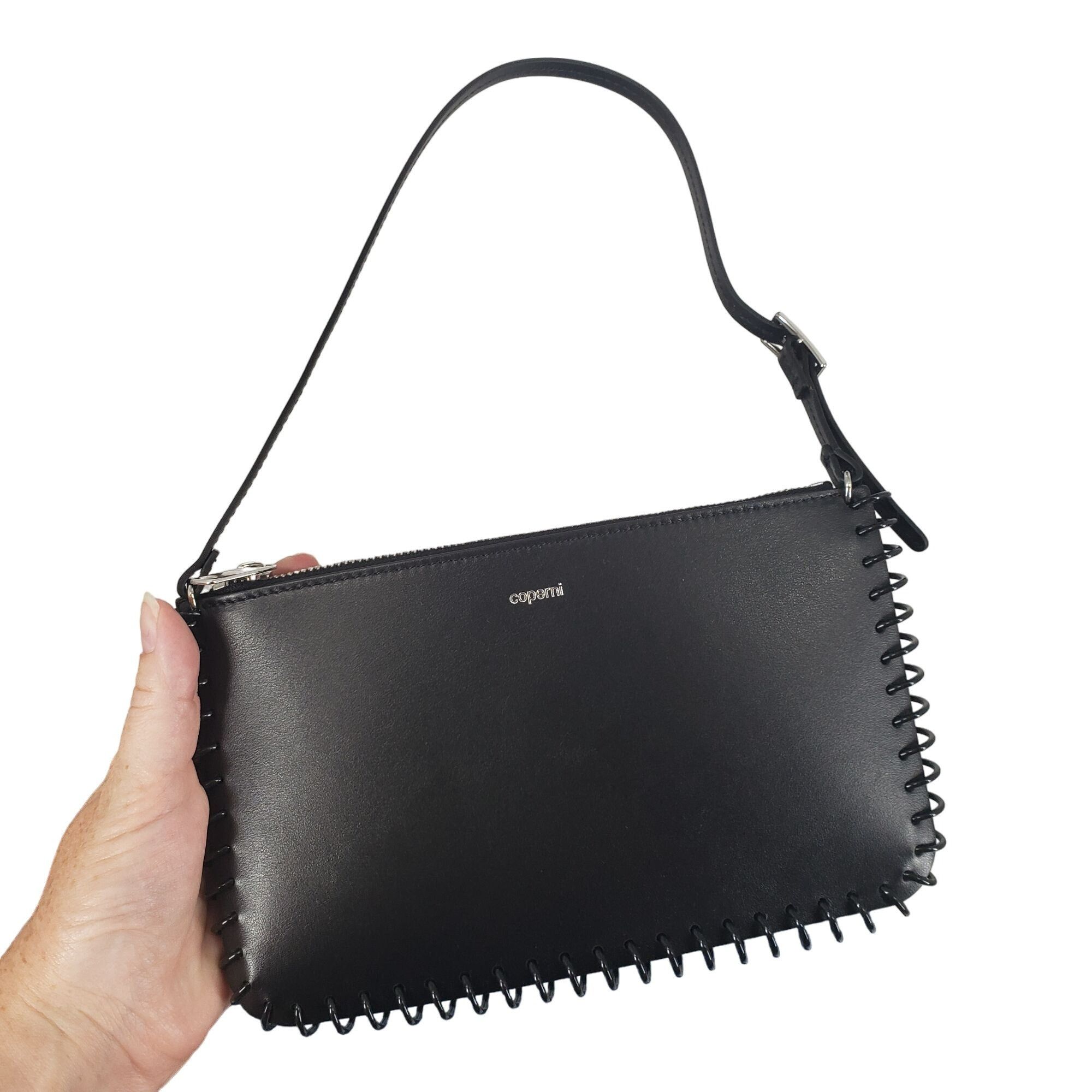 Coperni NEW Coperni Spiral Pochette Bag Black Silver Mini Shoulder P Size ONE SIZE - 8 Thumbnail
