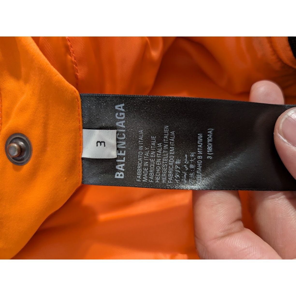 Balenciaga o1rshd1 Bomber Nylon In Black Size US L / EU 52-54 / 3 - 15 Thumbnail
