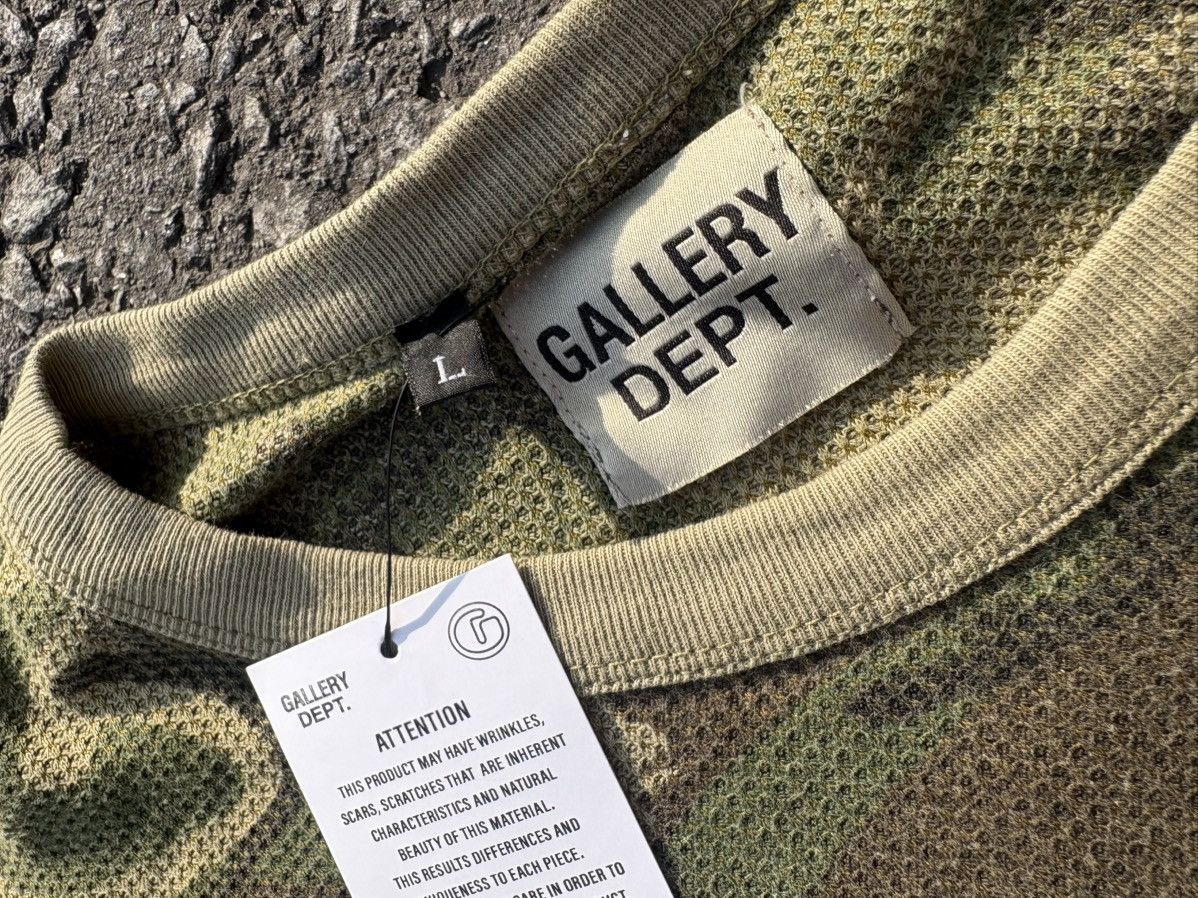 Gallery Dept. Gallery Dept Camo Waffle Thermal Long Sleeve Size US L / EU 52-54 / 3 - 5 Thumbnail