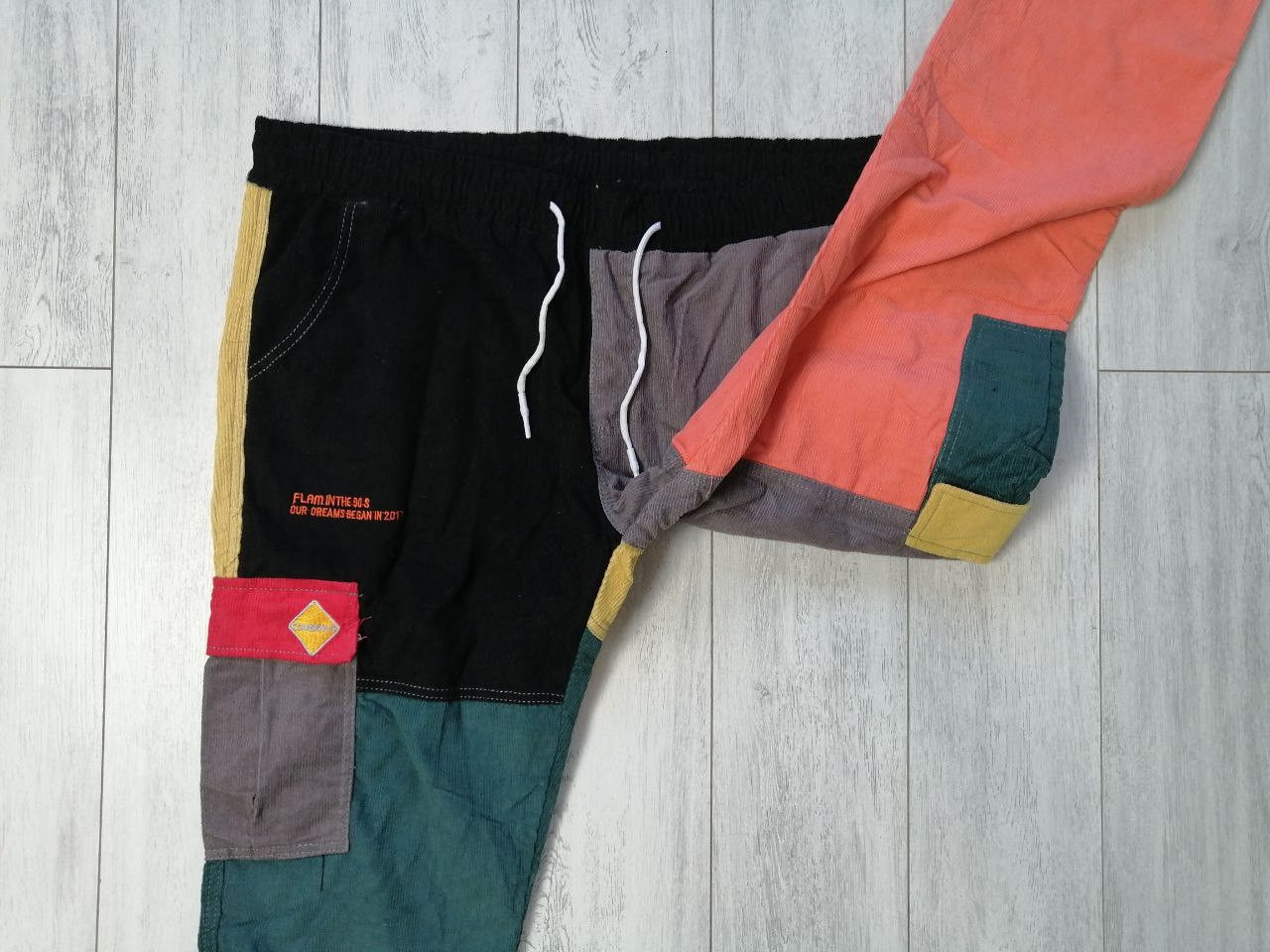 Japanese Brand Stussy x Coursemys Corduroy Patchwork Cargo Pants Size US 38 / EU 54 - 5 Thumbnail