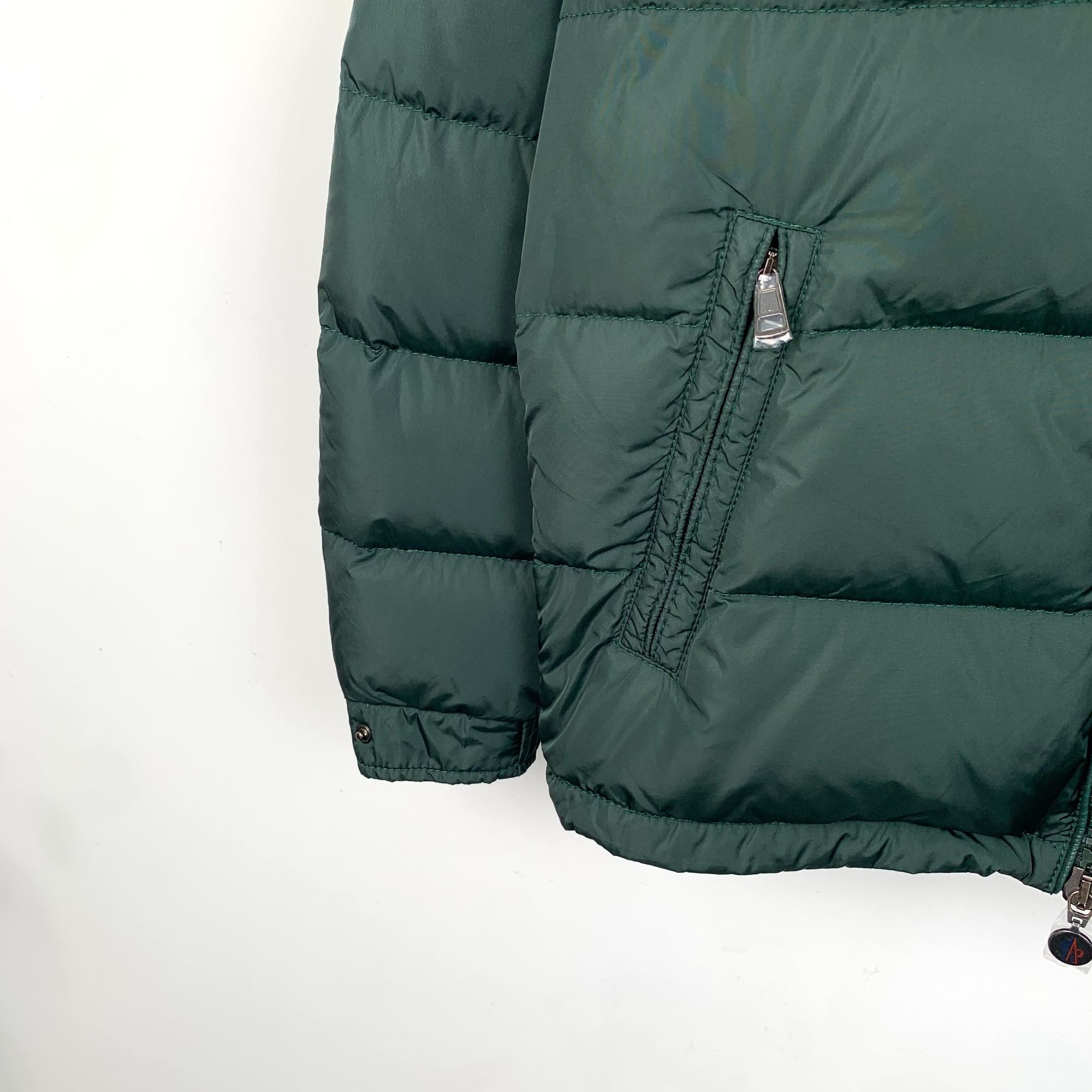 Moncler Moncler Maya Series Green Hooded Quilted Down Jacket Size S Size S / US 4 / IT 40 - 6 Thumbnail
