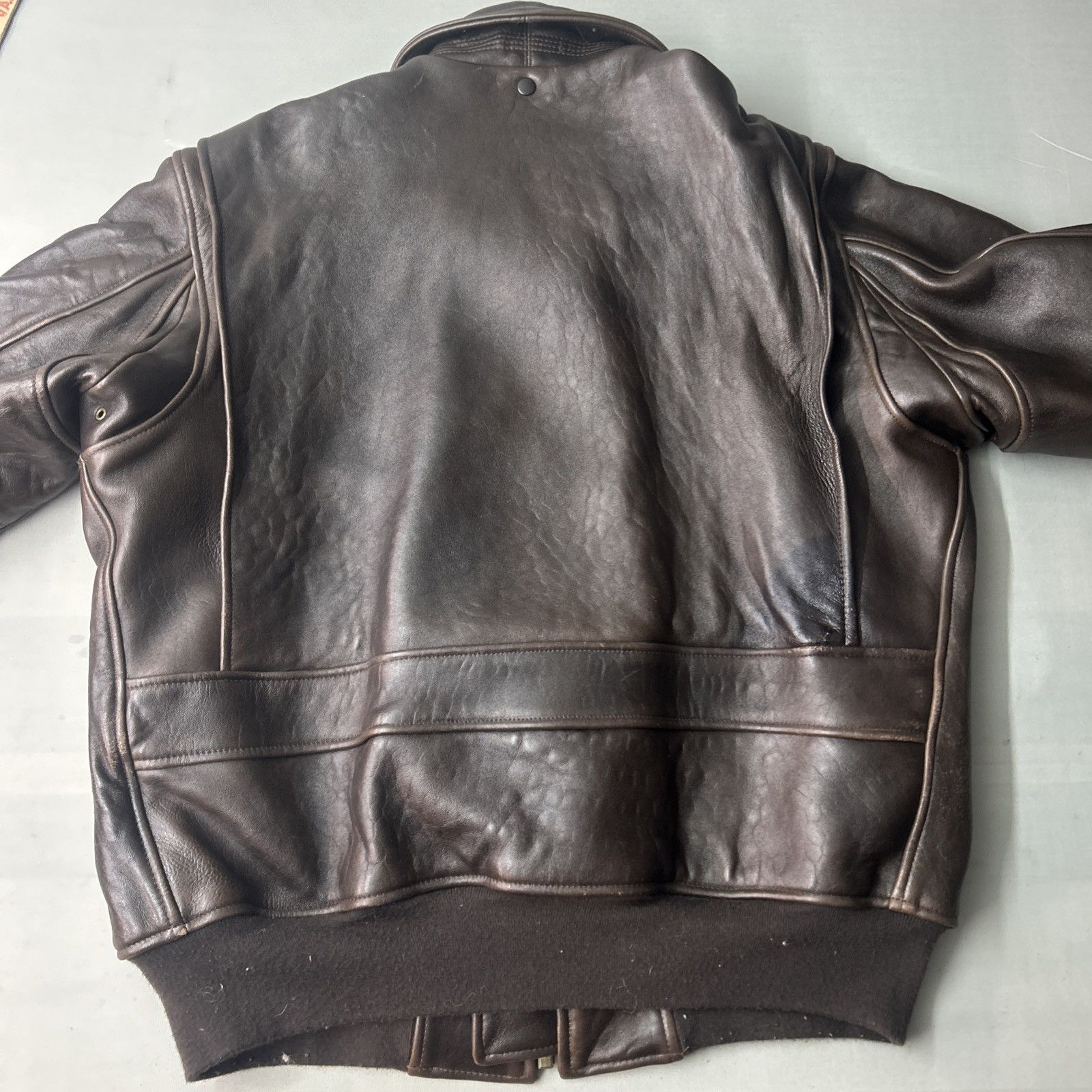 Cockpit USA Cockpit USA (AVIREX) Type G-1 Bomber Jacket Map Lined Size US XXL / EU 58 / 5 - 12 Thumbnail