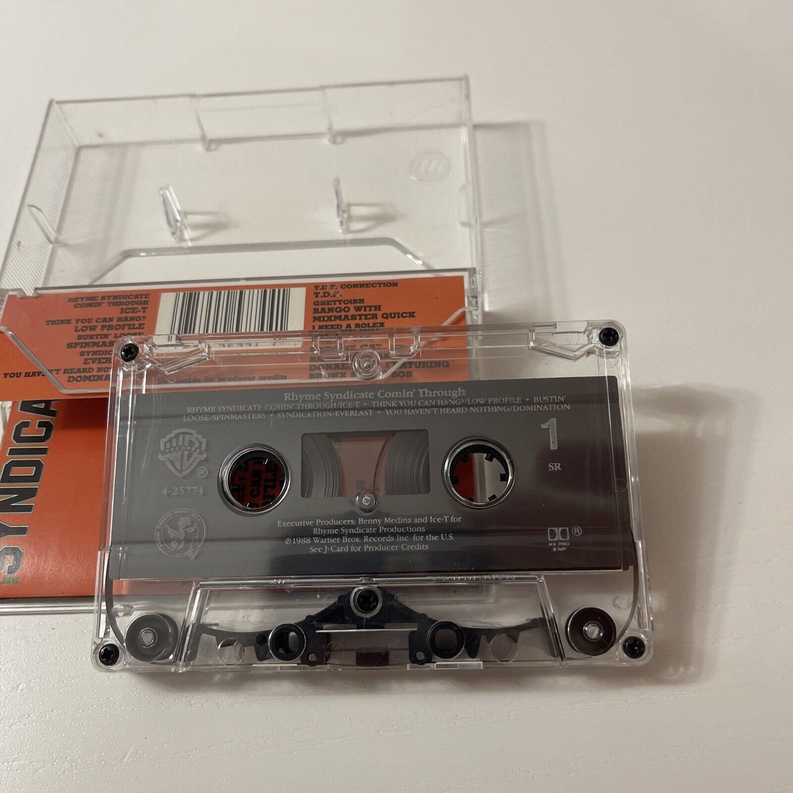 Vintage Rhyme Syndicate Comin' Through ; 1988 CASSETTE ONE OWNER Size ONE SIZE - 7 Thumbnail